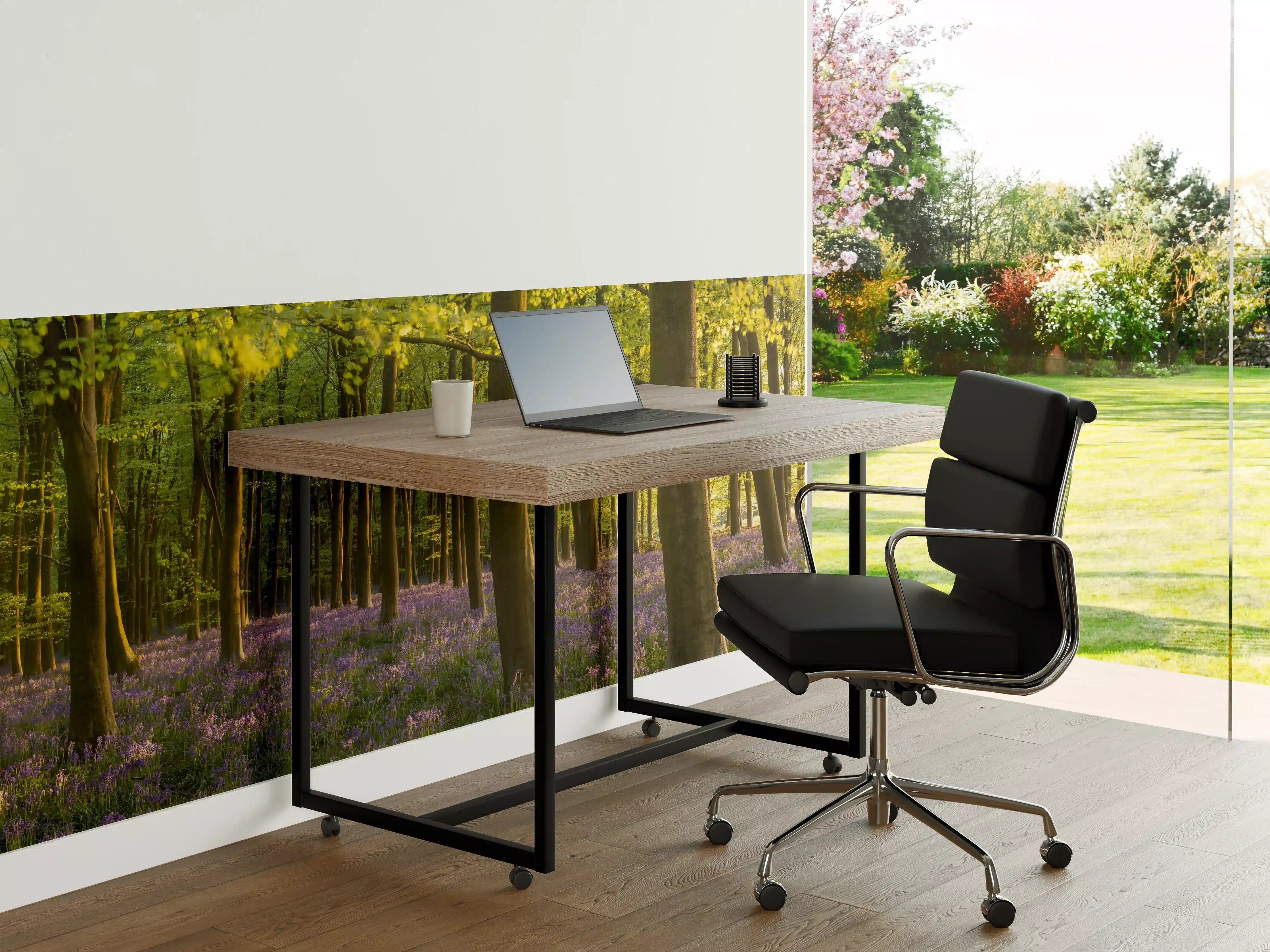 Büro Wandgestaltung - Schöner Blauglockenwald