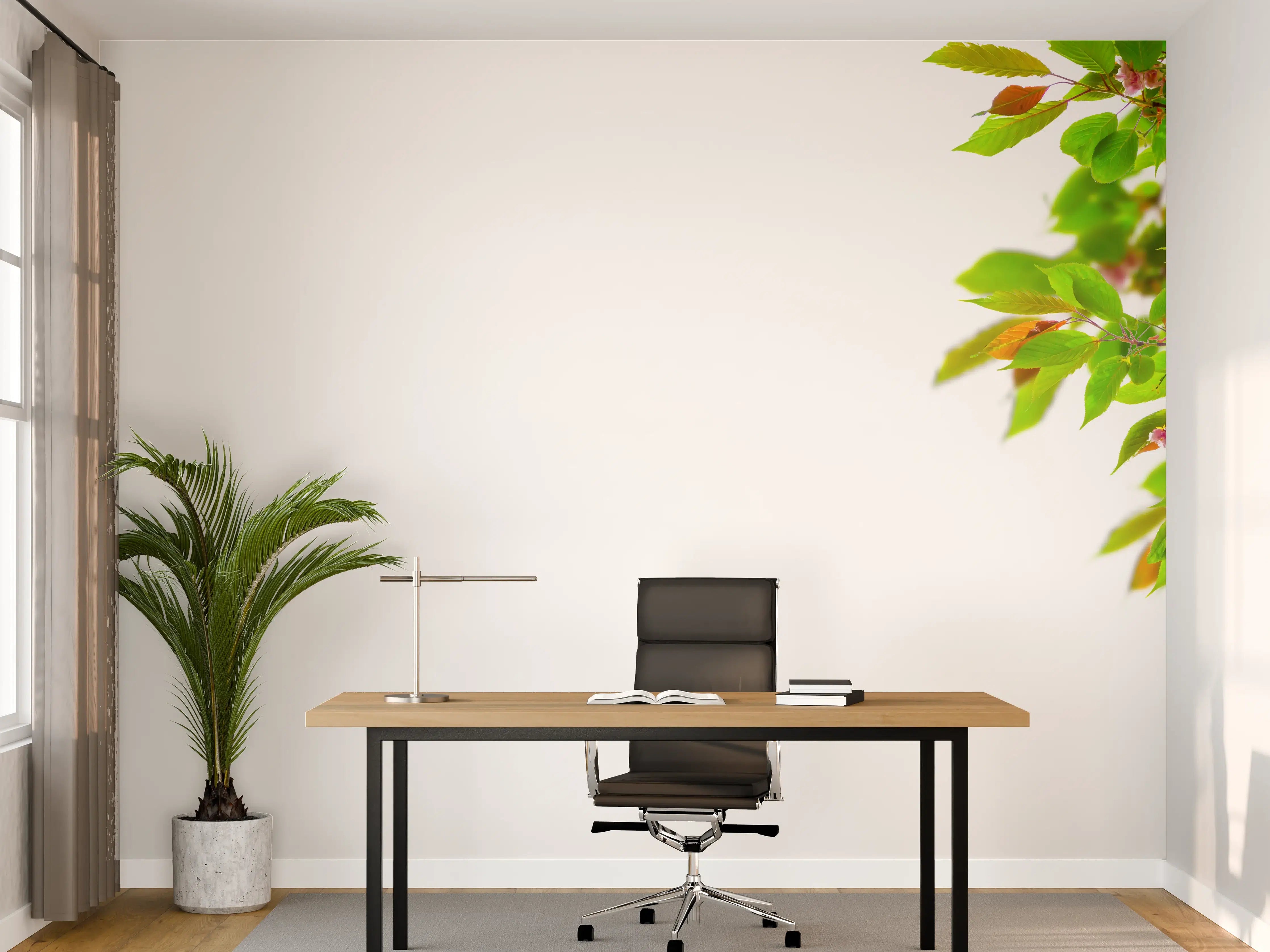 Büro Wandgestaltung - Schöner Kirschblütenast