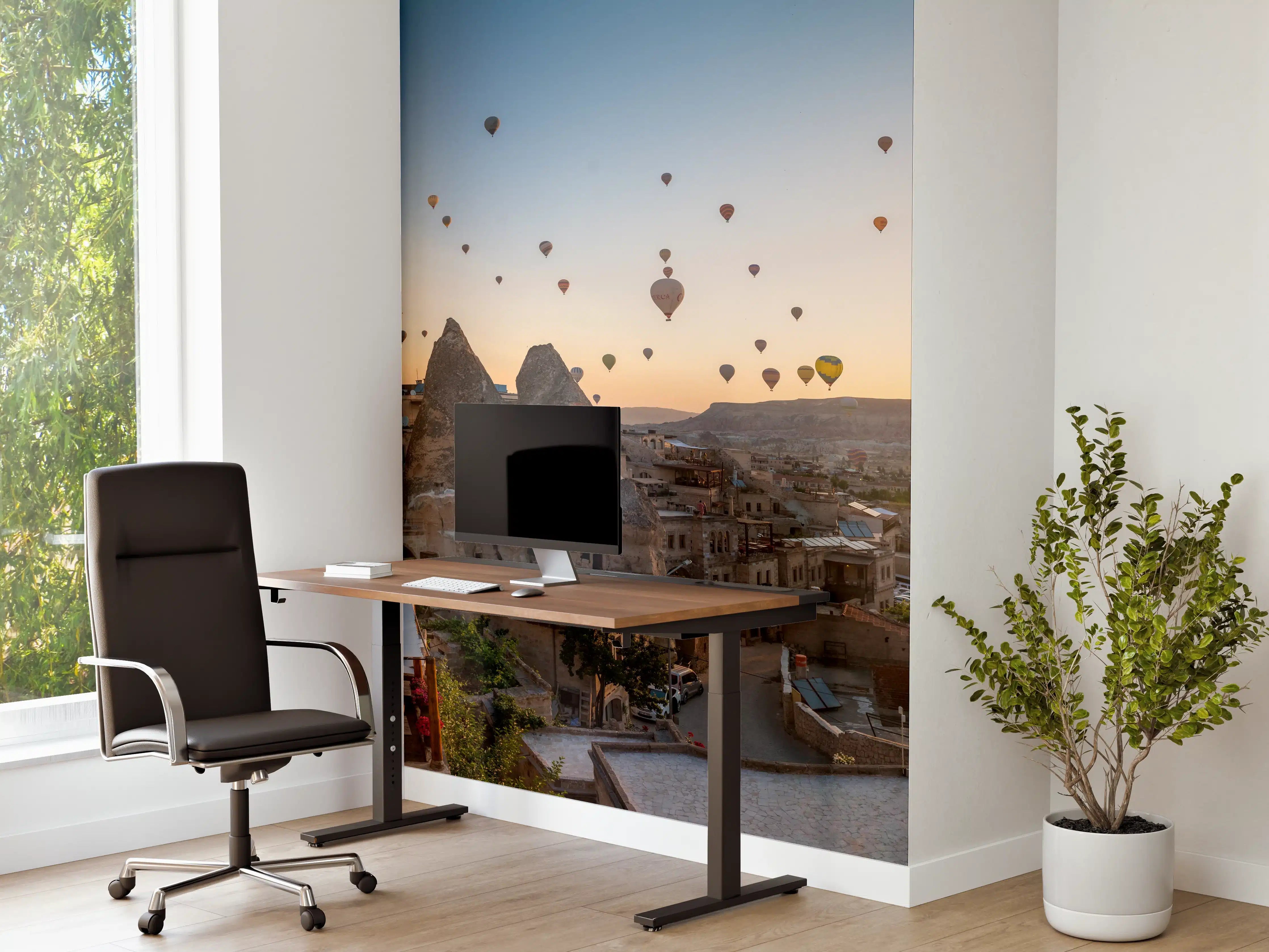 Büro Wandgestaltung - Schöner Sonnenaufgang - Kappadokien, Türkei
