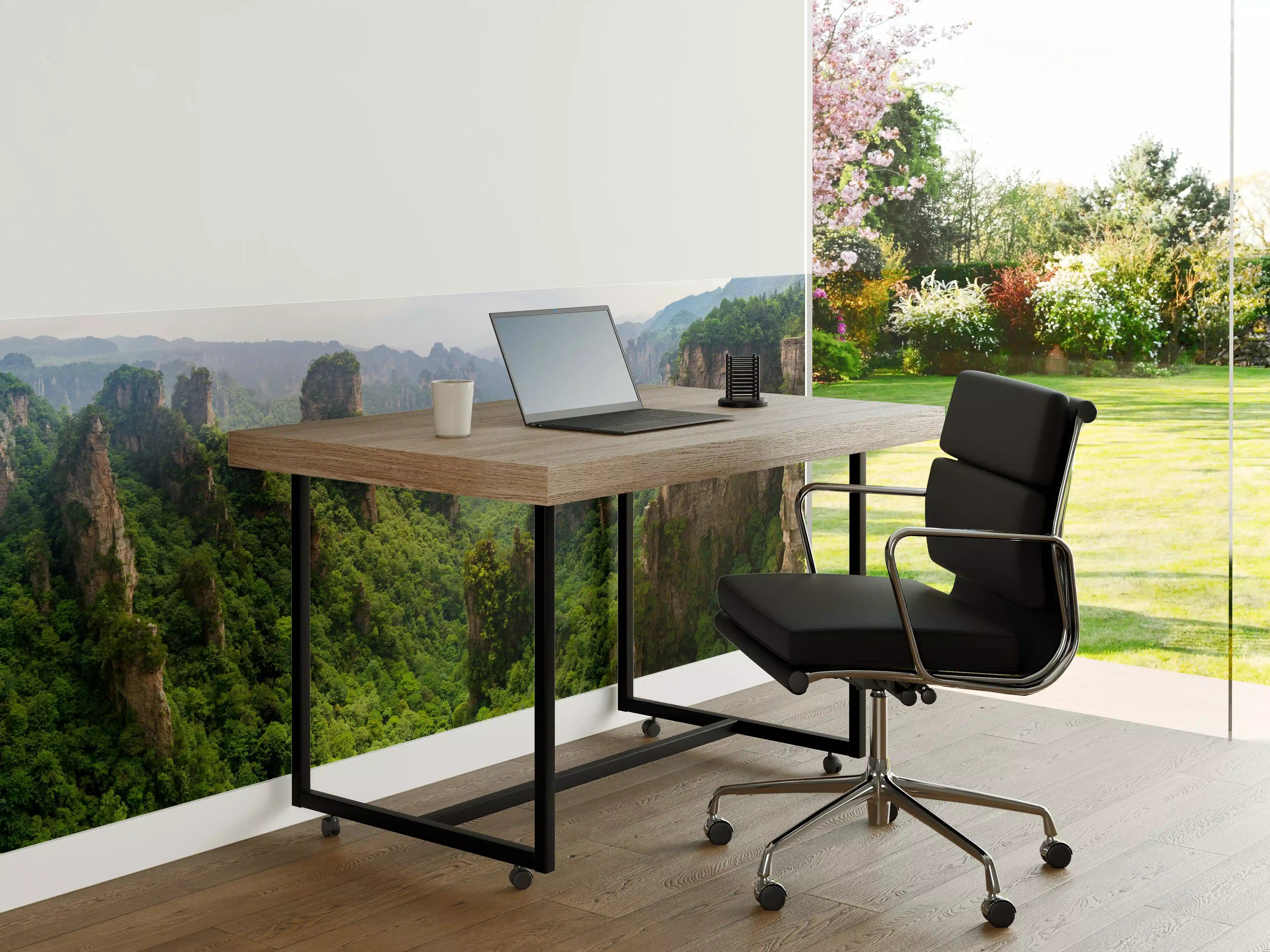 Büro Wandgestaltung - Schönes Panorama der Karstberge 