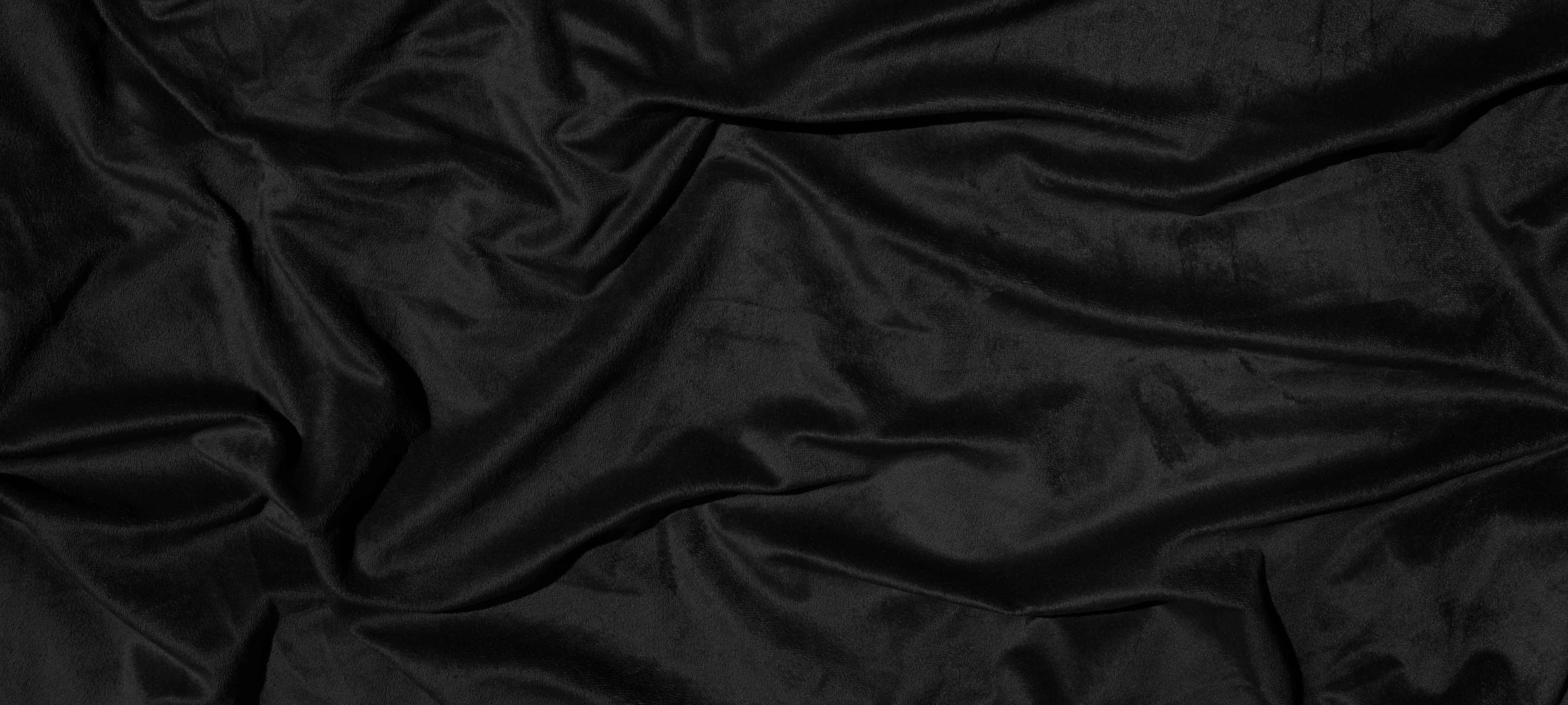 Büro Wandgestaltung-Schwarzes Satin Seiden Tuch