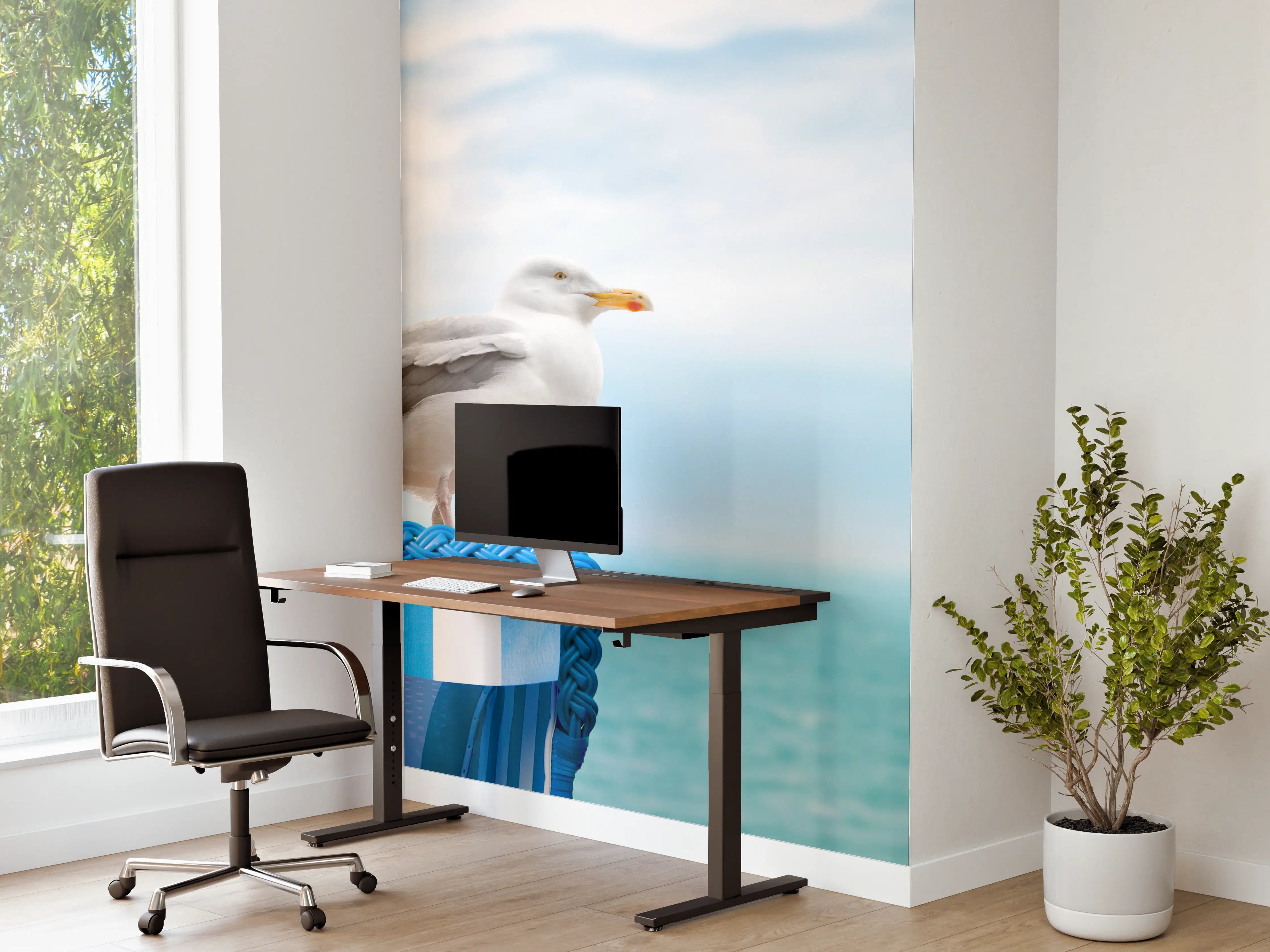 Büro Wandgestaltung - Seagull by the Beach Chair