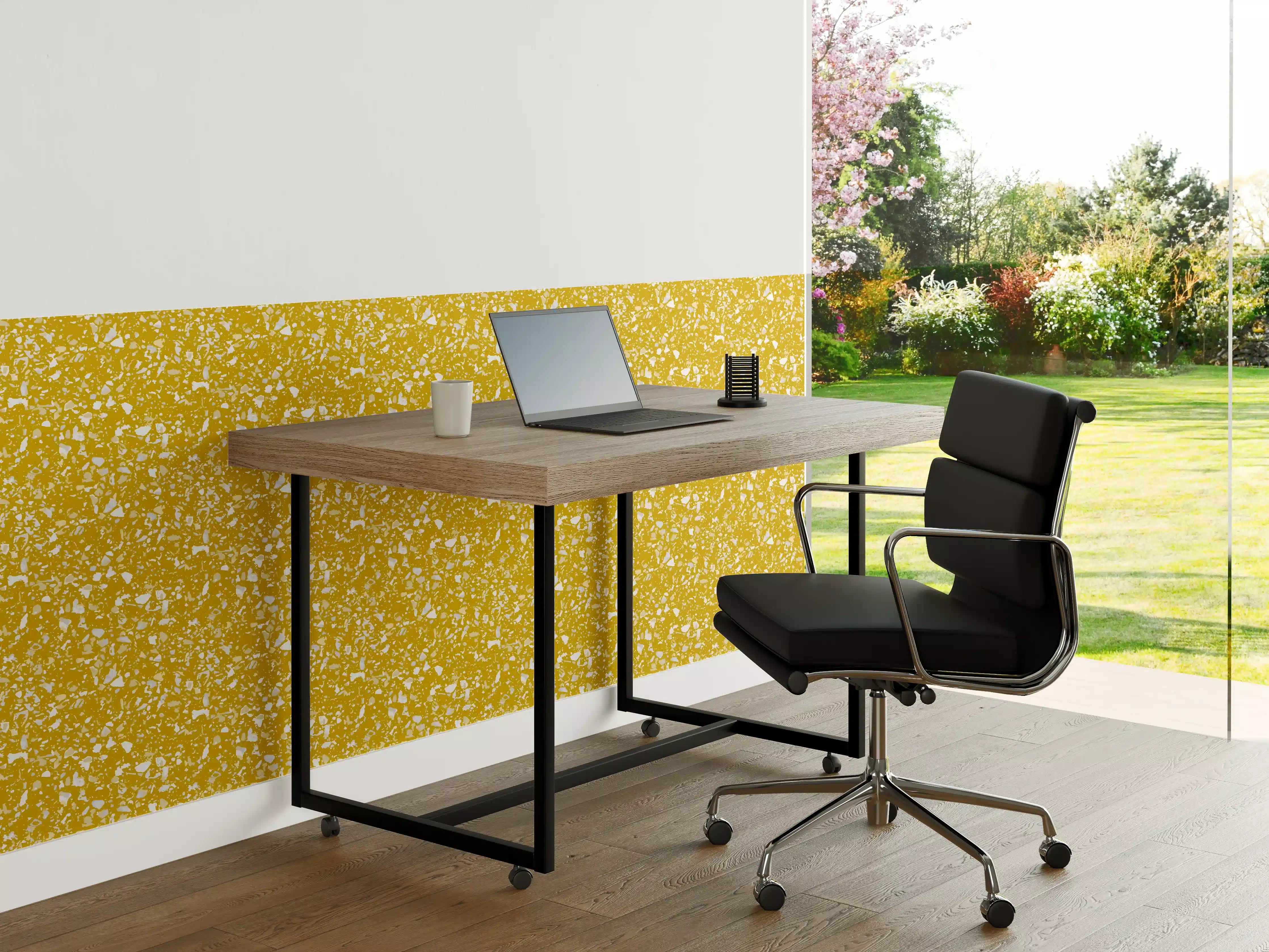 Büro Wandgestaltung - Senape-Terrazzo-Design für moderne Räume
