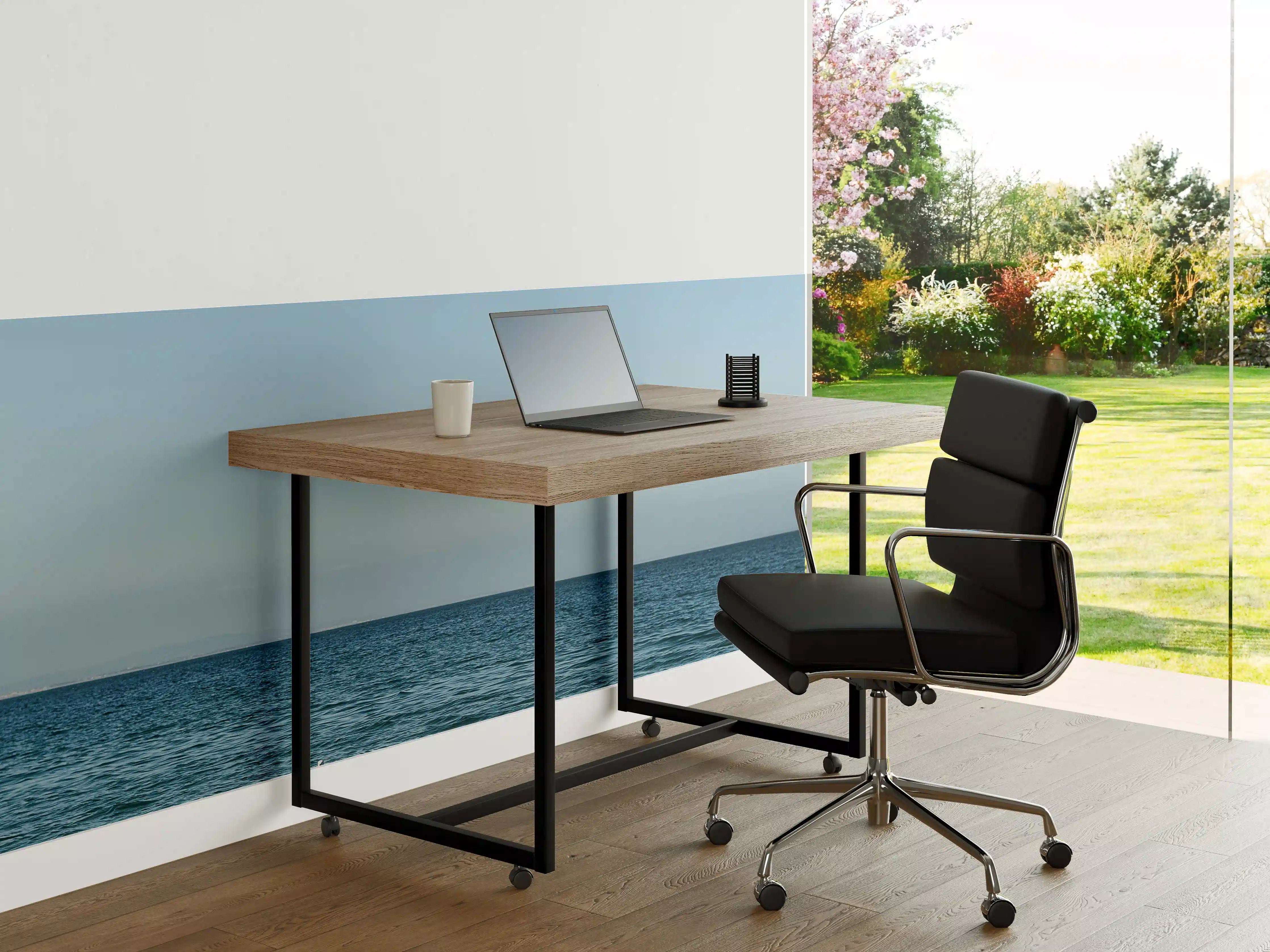 Büro Wandgestaltung - Serene Beach Seascape