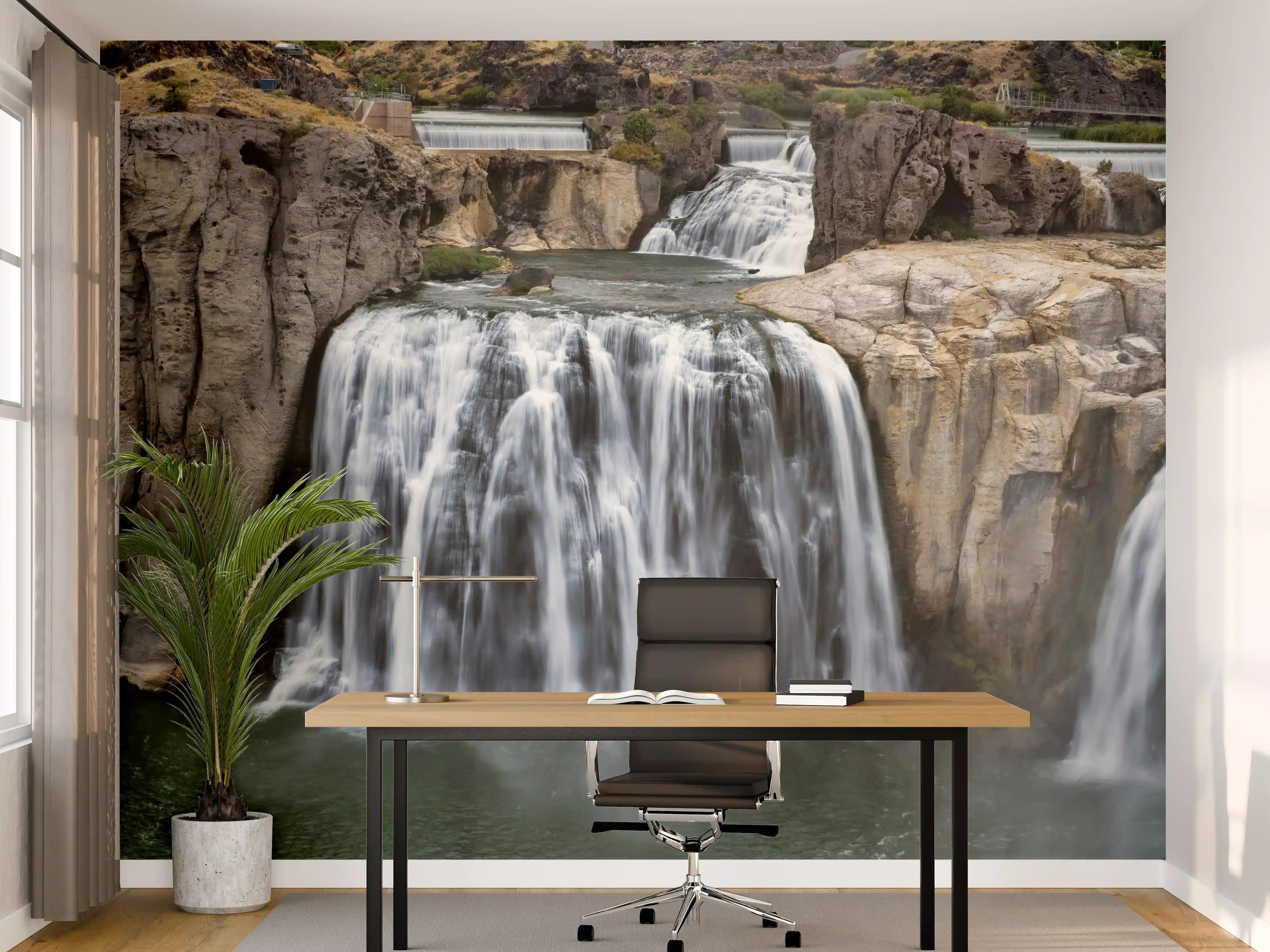Büro Wandgestaltung - Shoshone Wasserfall