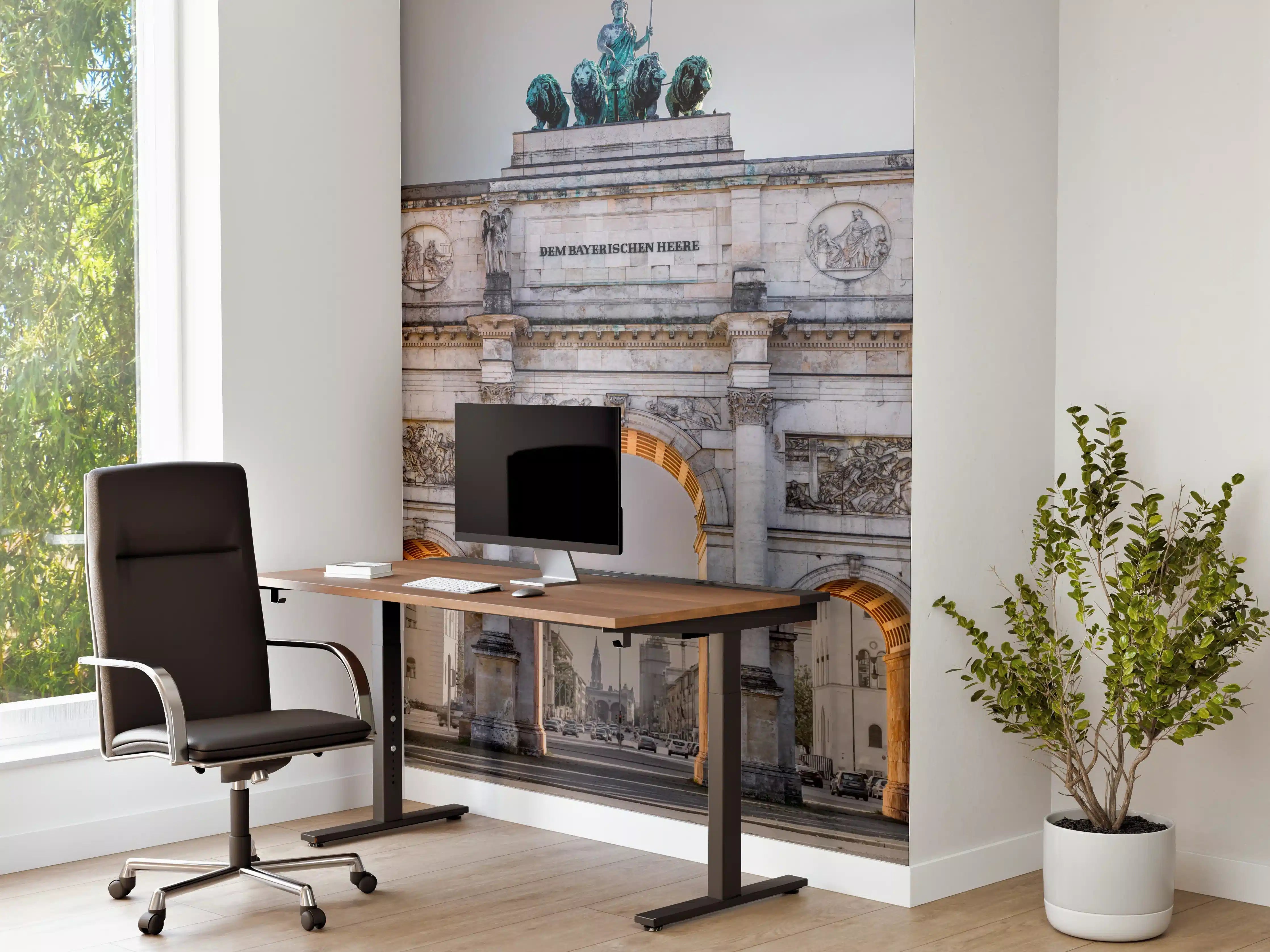 Büro Wandgestaltung - Siegestor in München an der Leopoldstraße