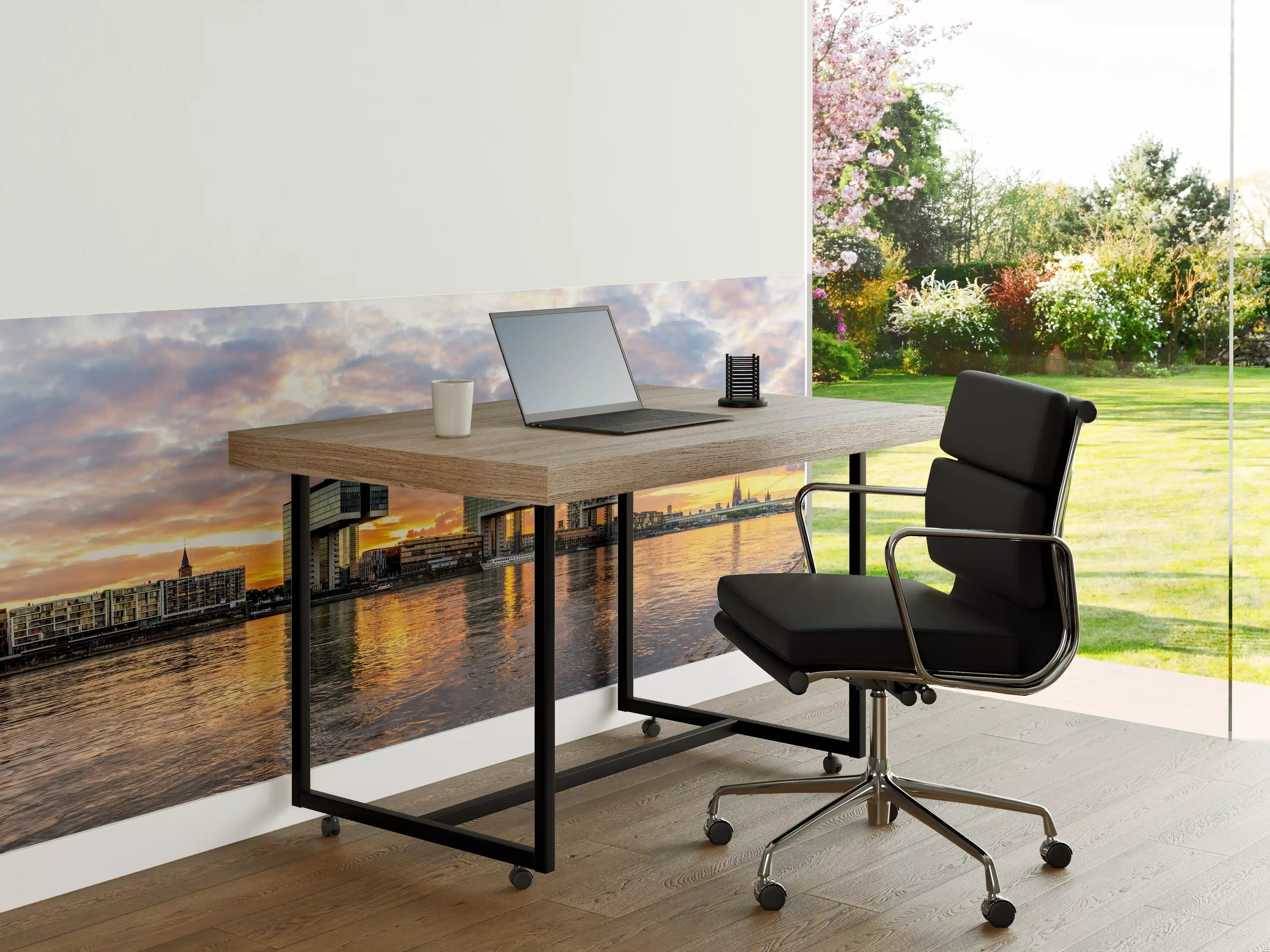 Büro Wandgestaltung - Skyline Köln mit Krankenhäuser