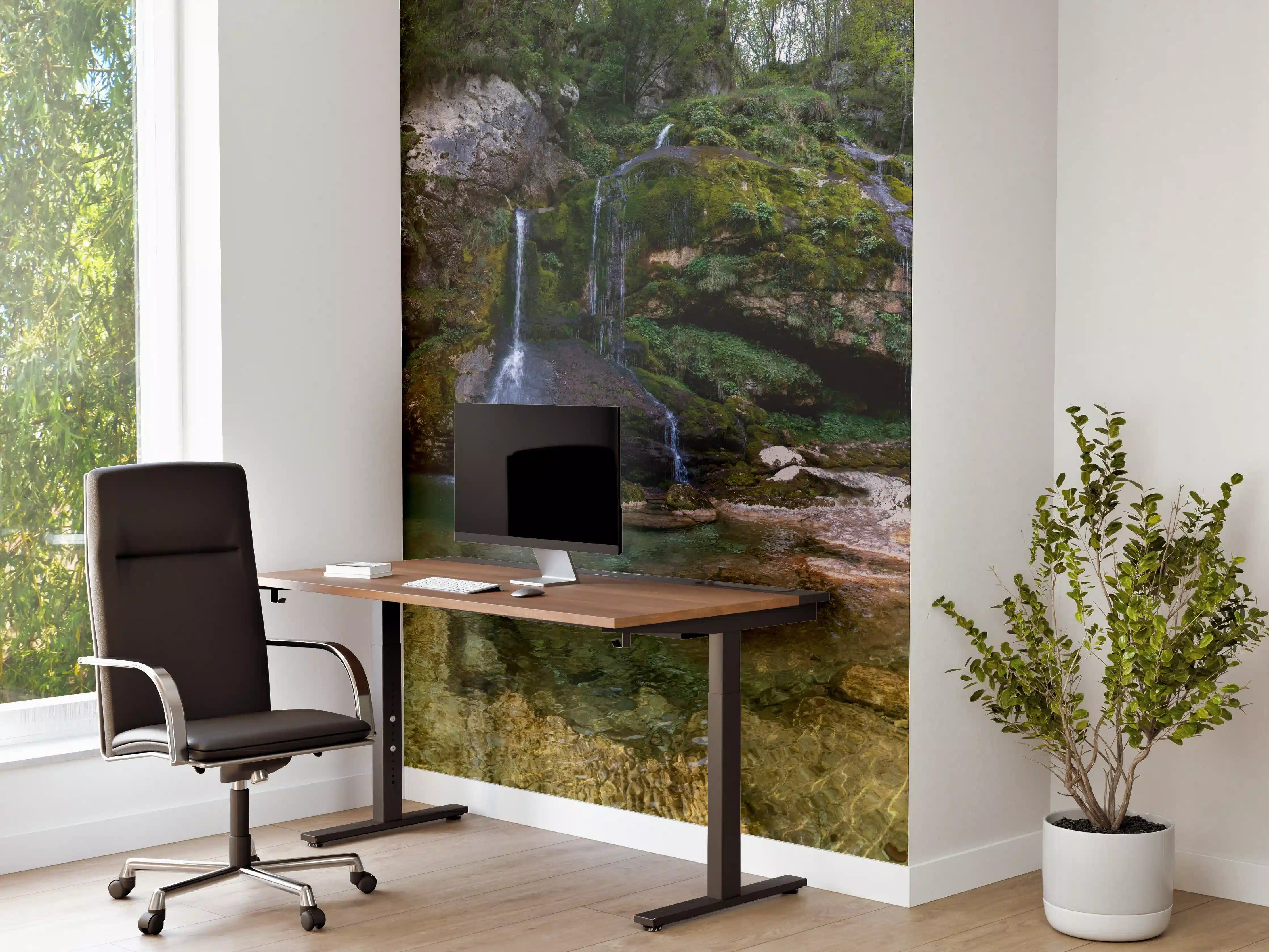 Büro Wandgestaltung - Sommerliche Atmosphäre in den Slowenischen Alpen