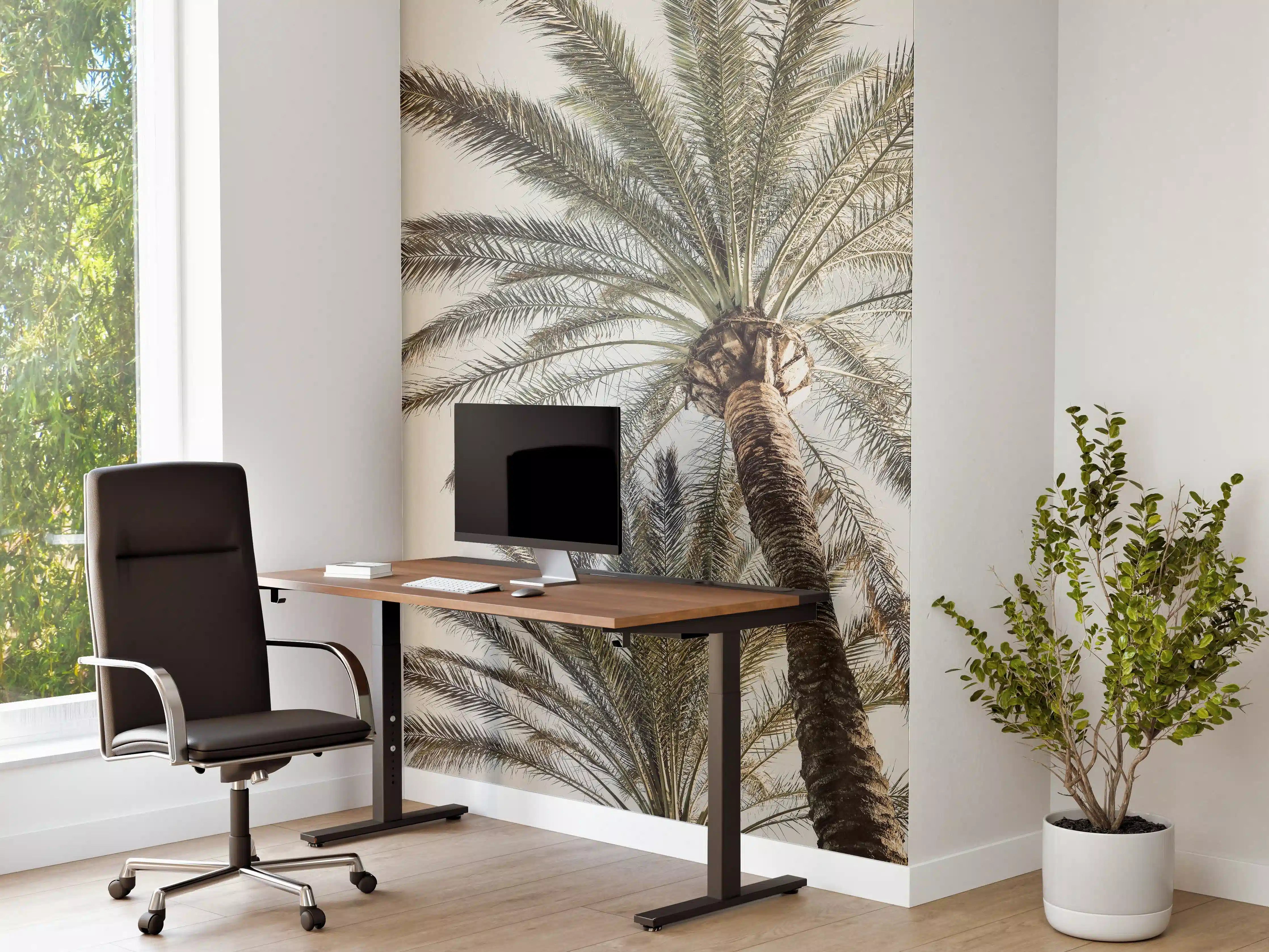 Büro Wandgestaltung - Sommerliche Palme 