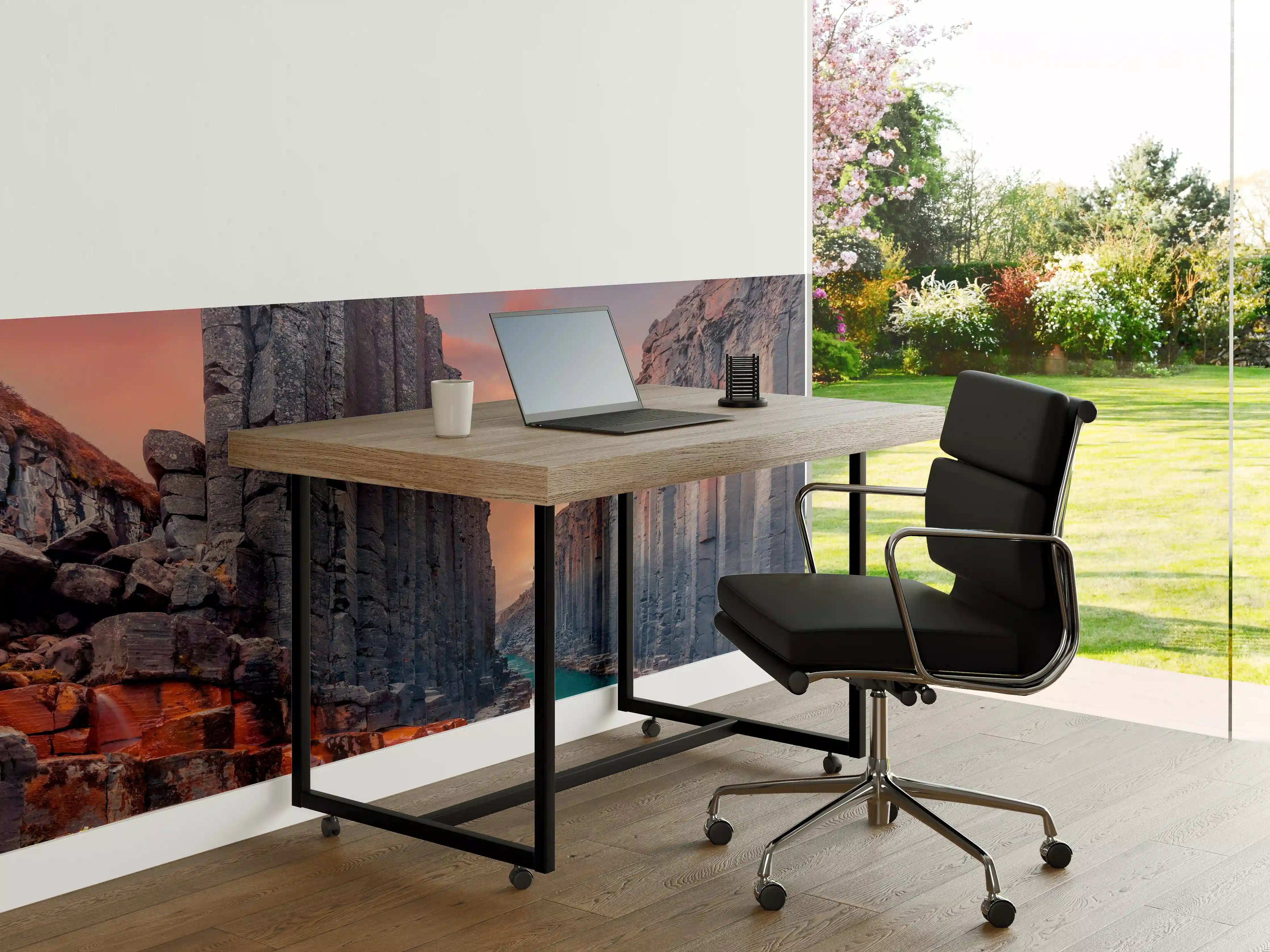 Büro Wandgestaltung - Sommerlicher Sonnenaufgang - Studlagil-Schlucht