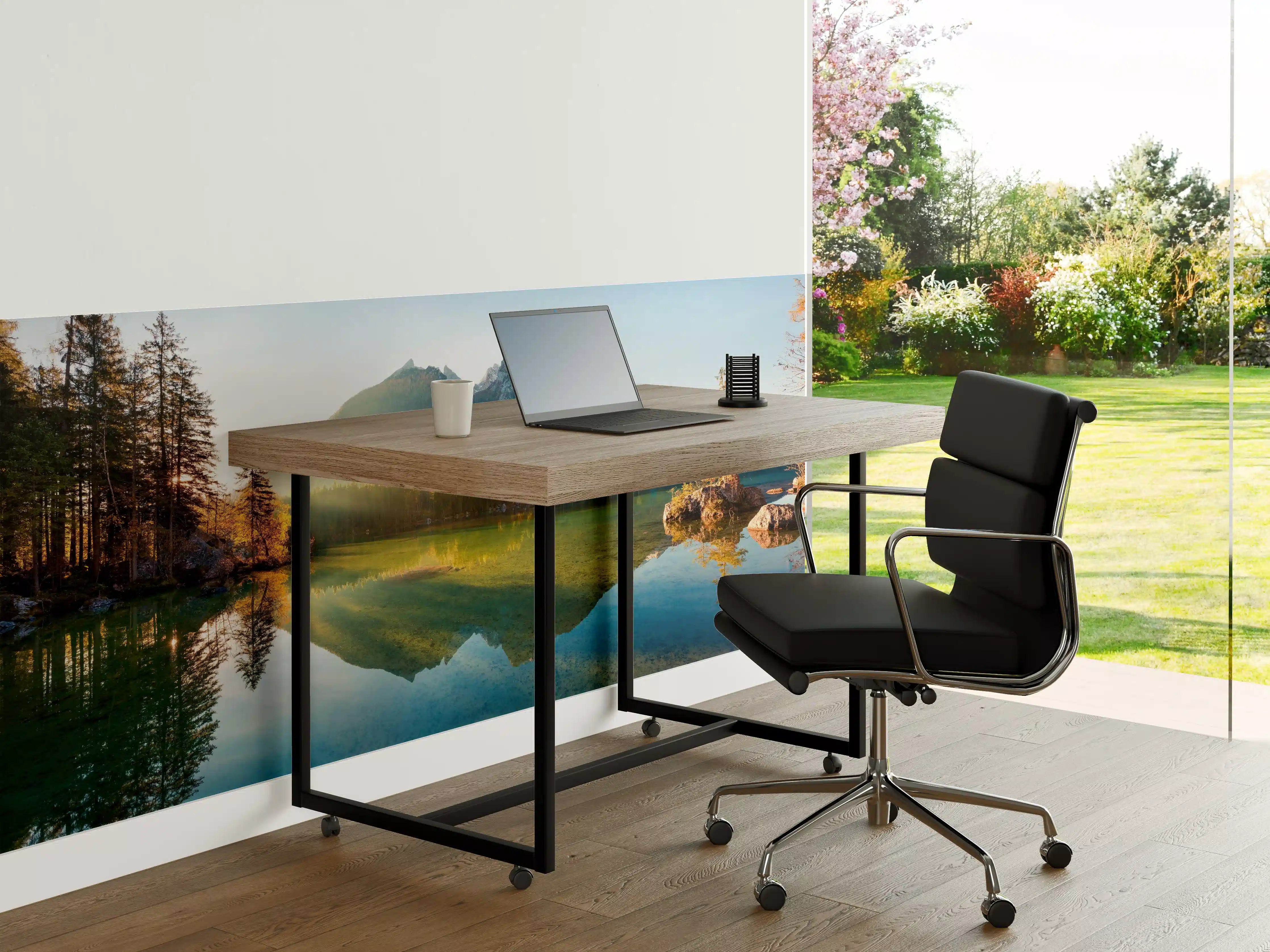 Büro Wandgestaltung - Sonnenaufgang am Hintersee