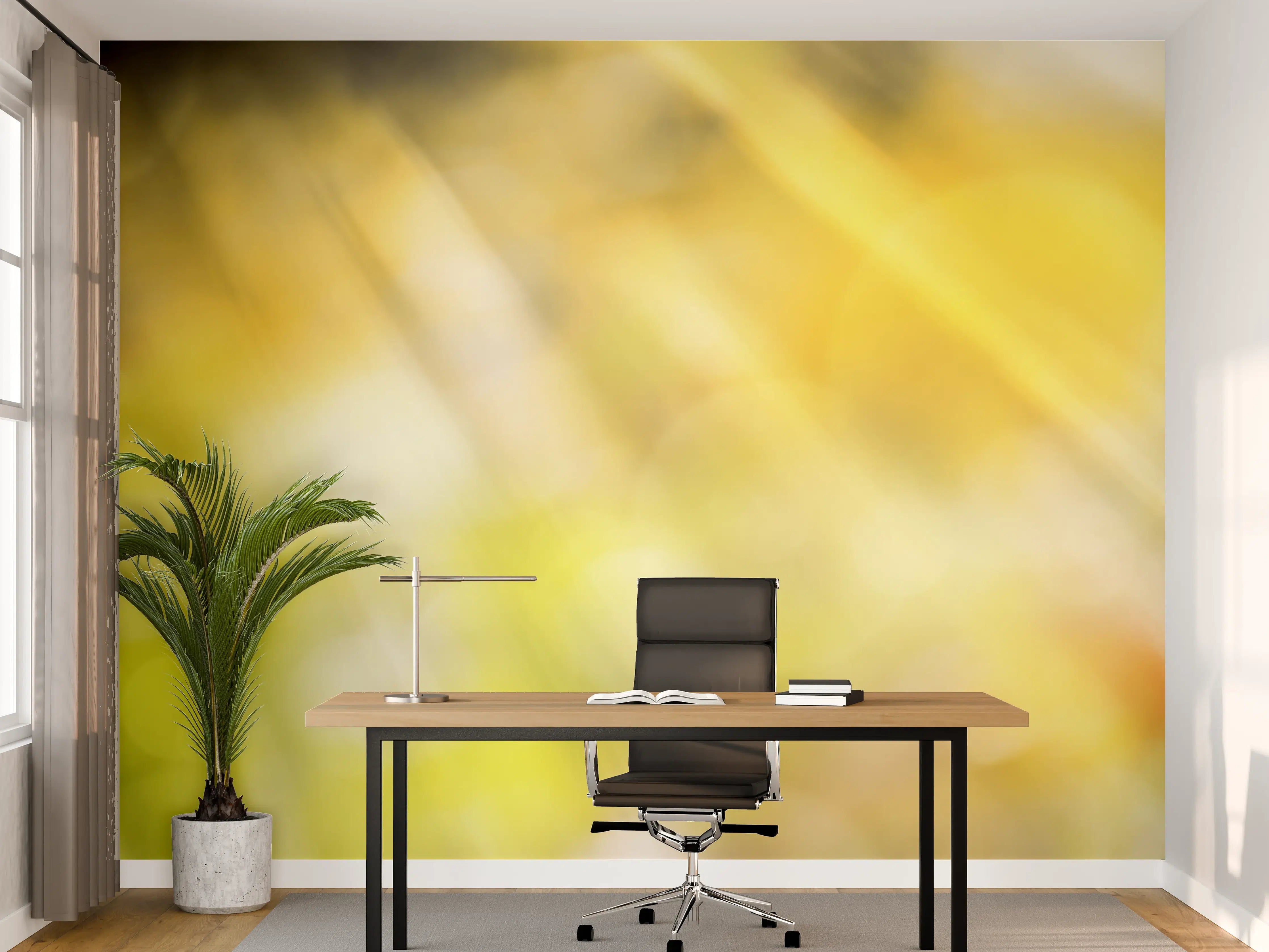 Büro Wandgestaltung - Sonnenblume