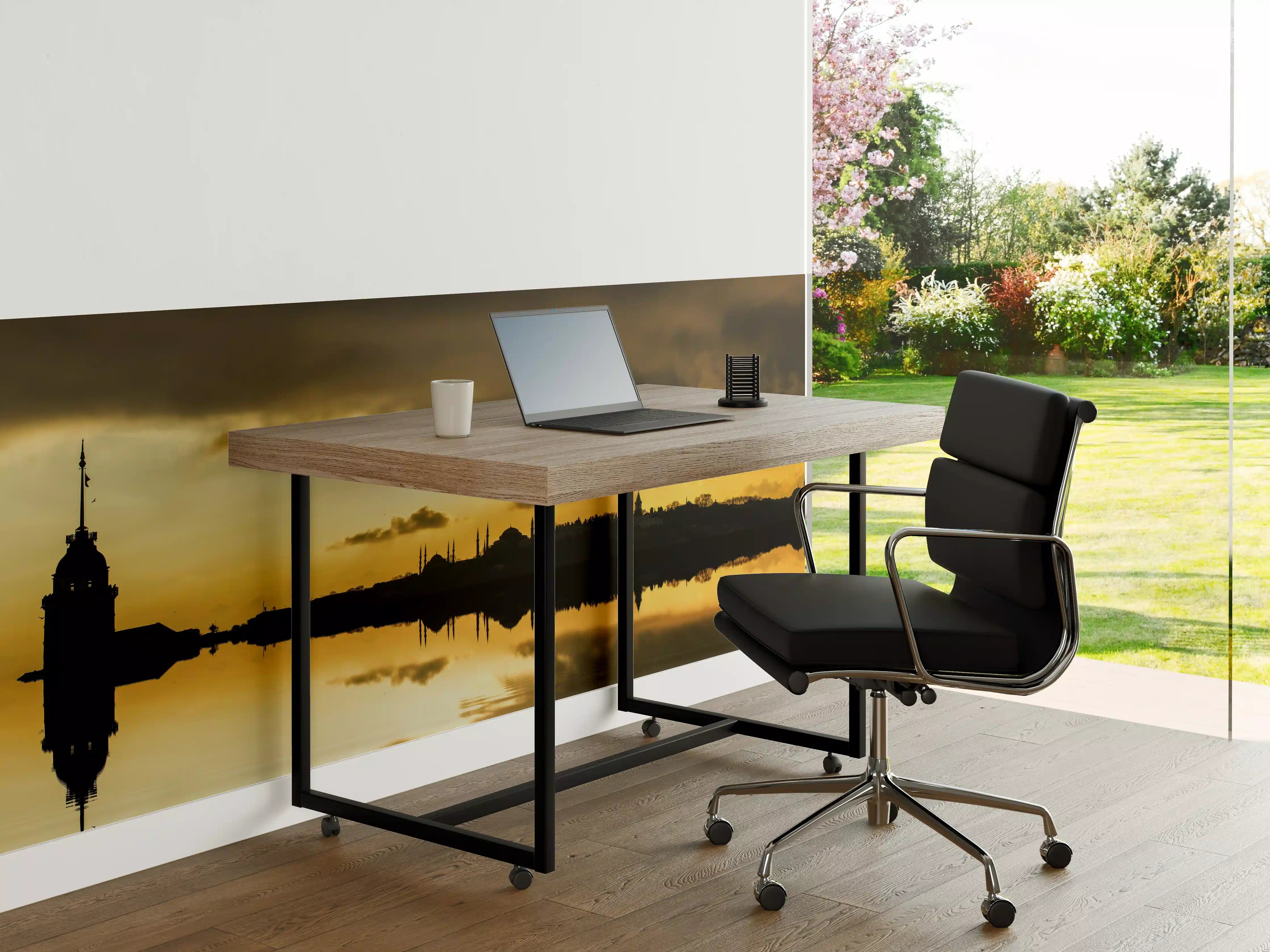 Büro Wandgestaltung - Sonnenuntergang Istanbul - Kiz kulesi