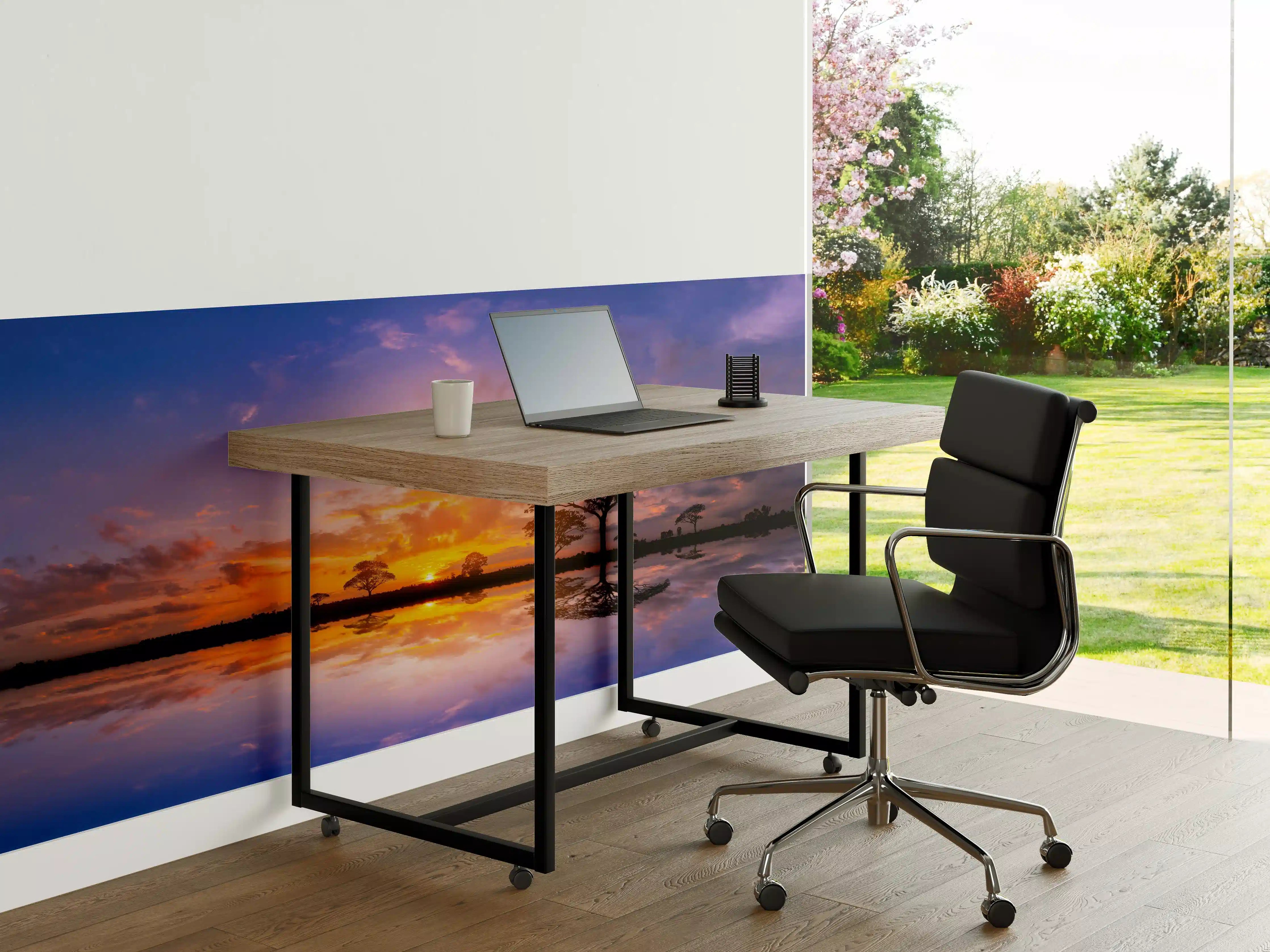 Büro Wandgestaltung - Sonnenuntergang in Afrika