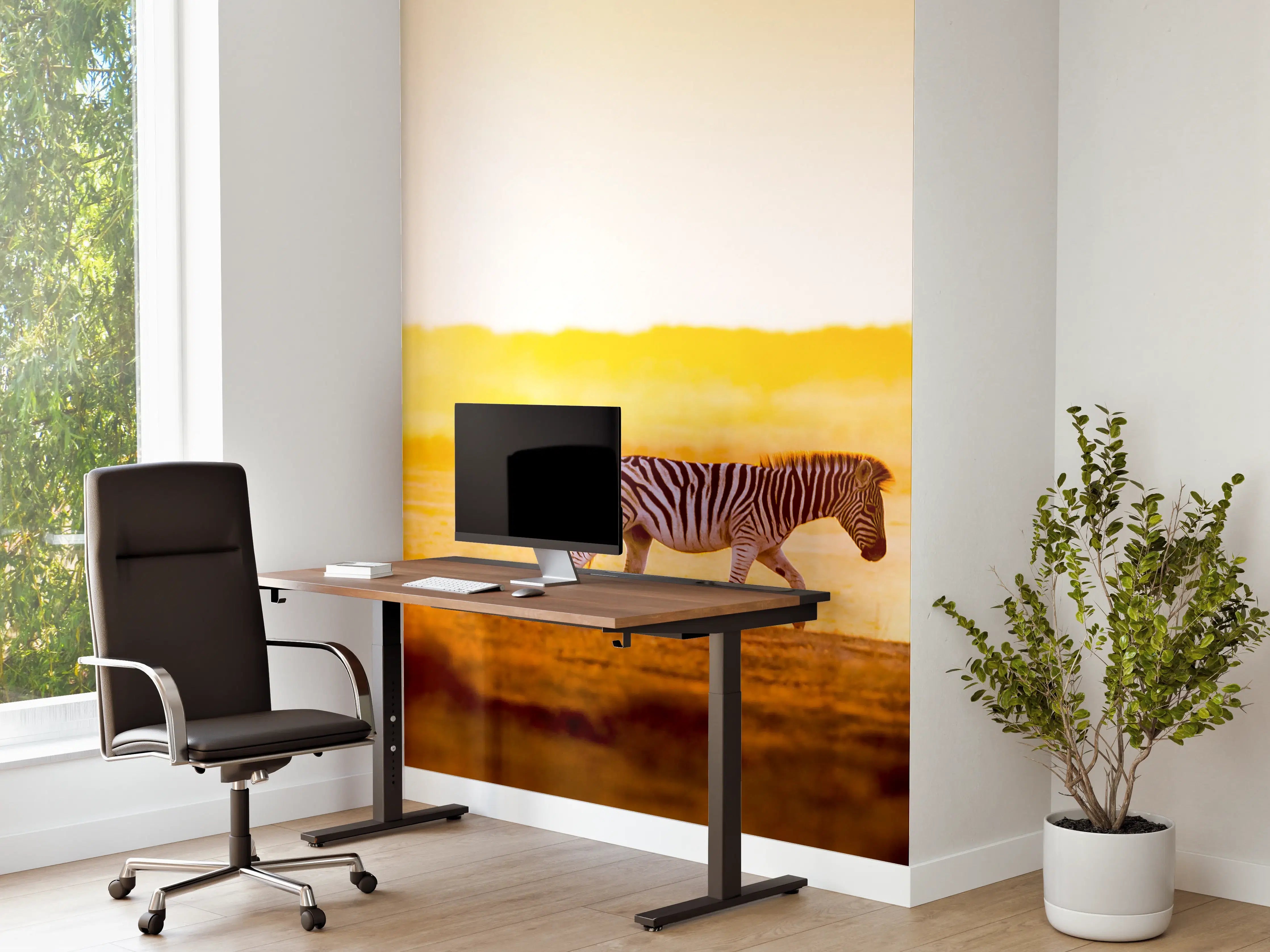 Büro Wandgestaltung - Sonnenuntergang über der Serengeti