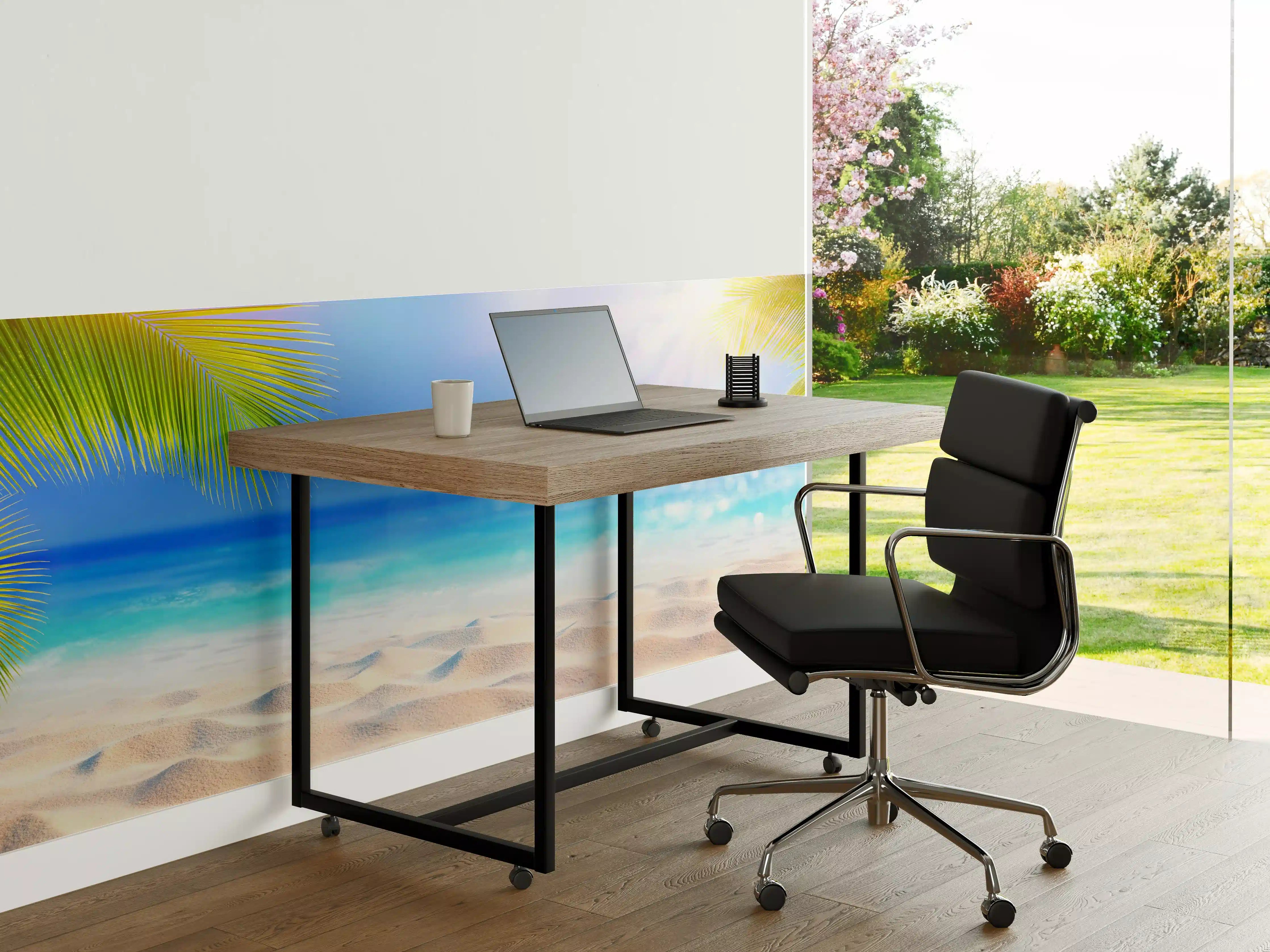 Büro Wandgestaltung - Sonniger tropischer Strand