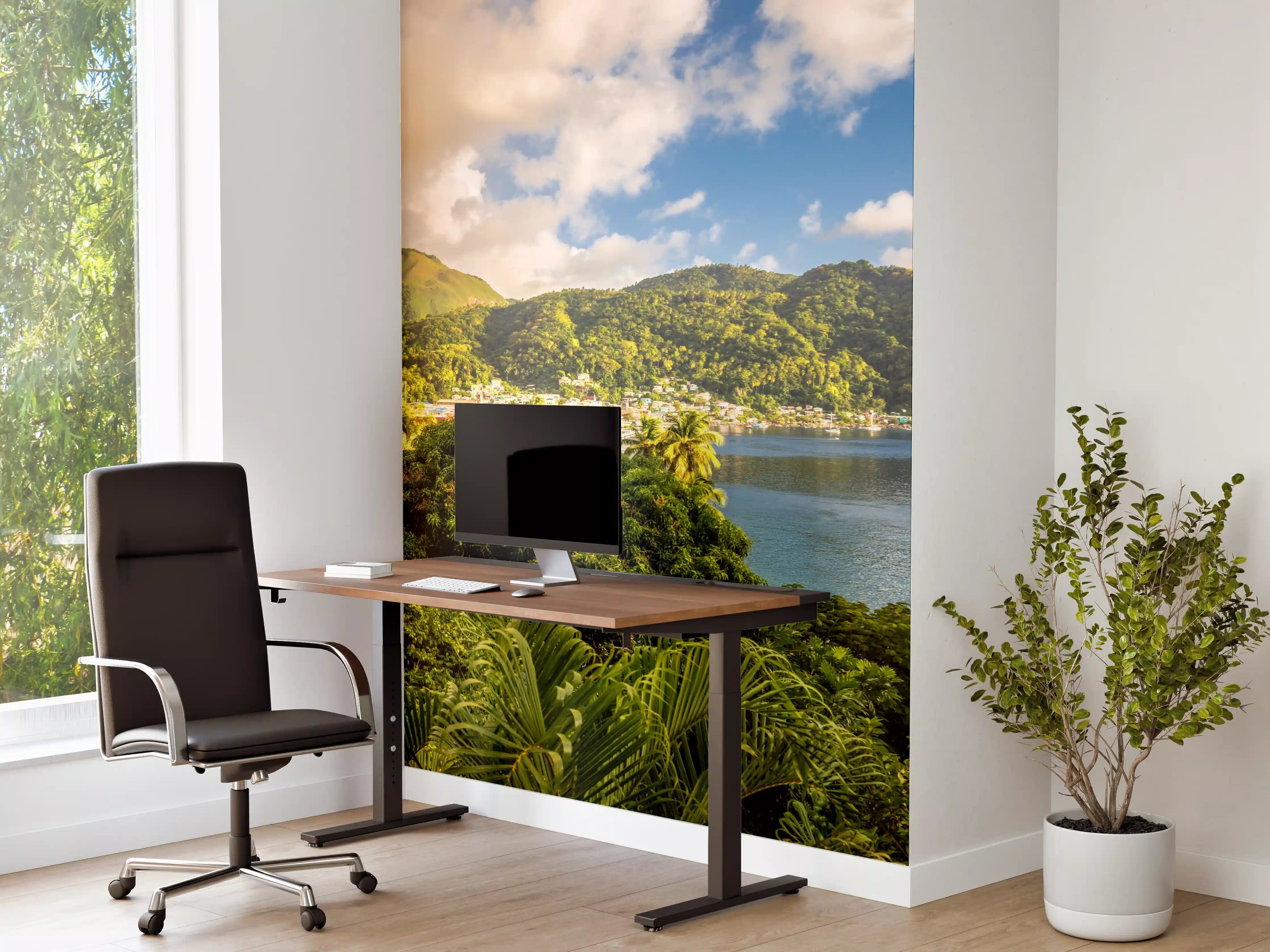 Büro Wandgestaltung - St. Lucia - Karibisches Meer