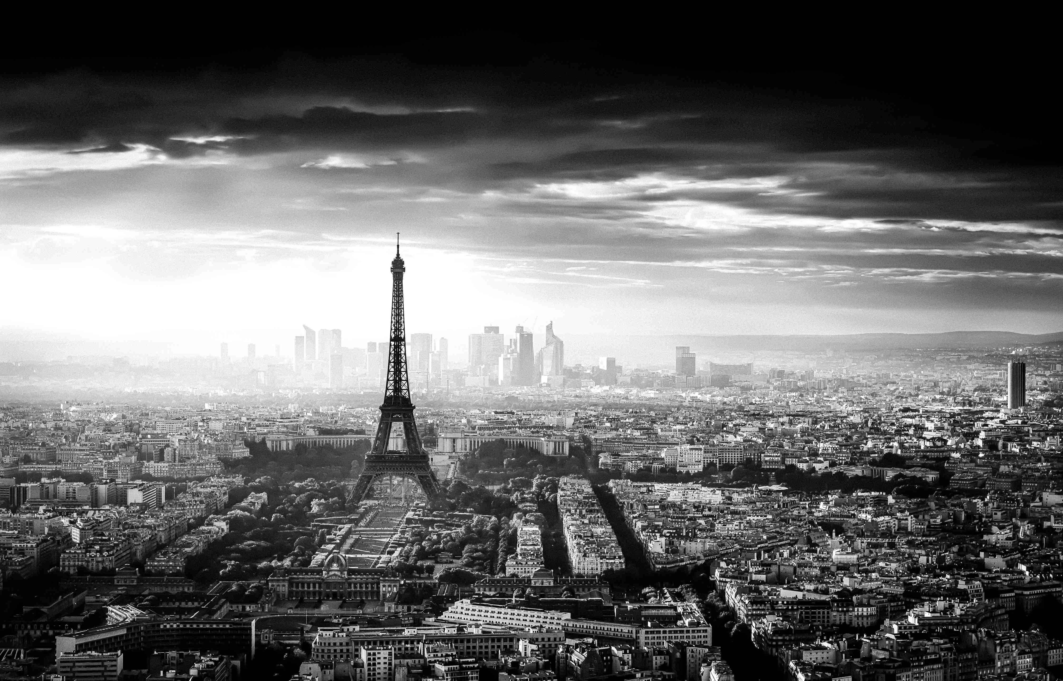 Büro Wandgestaltung-Stadtbild - Paris, Frankreich