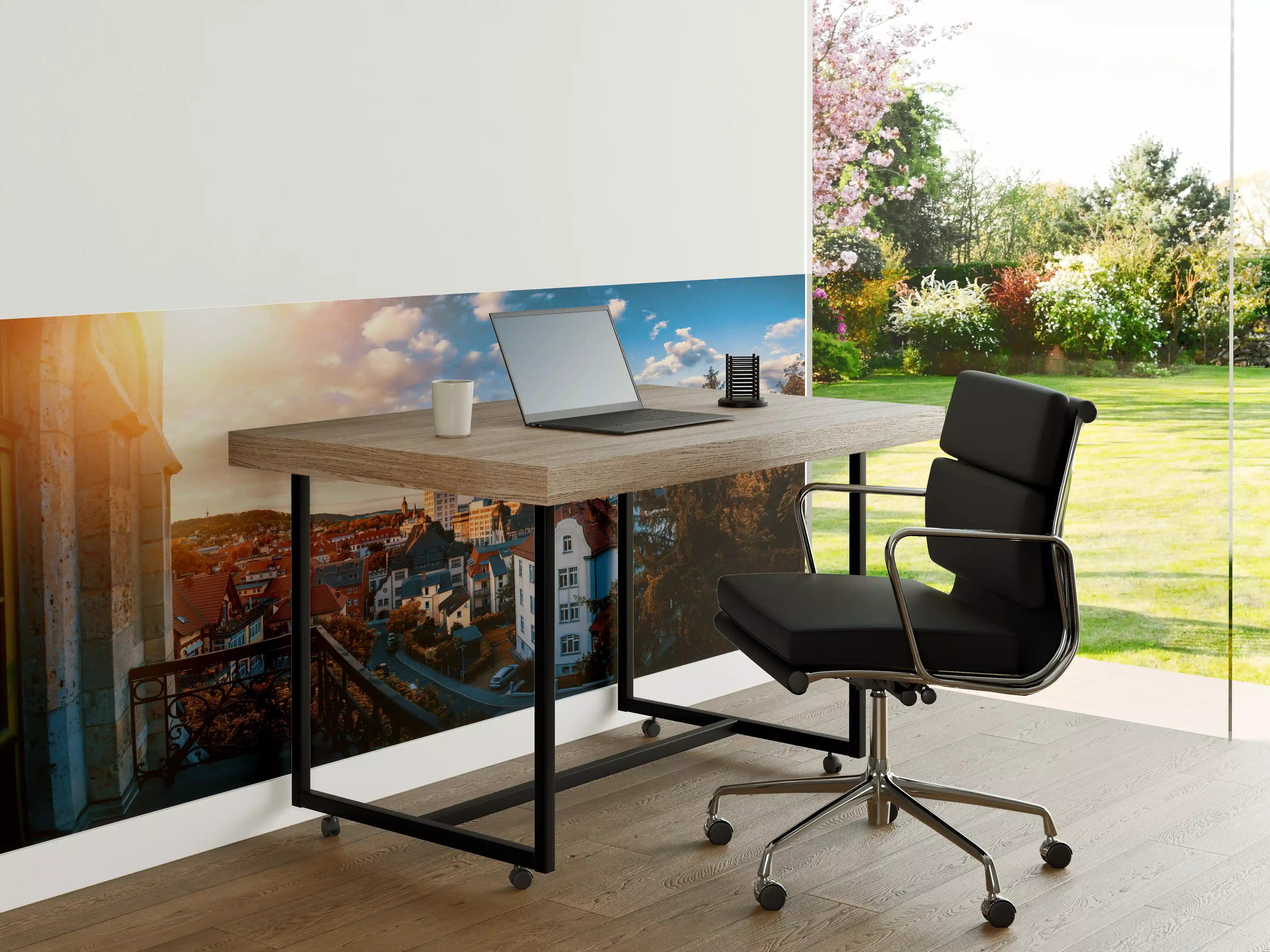 Büro Wandgestaltung - Stadtblick auf Jena