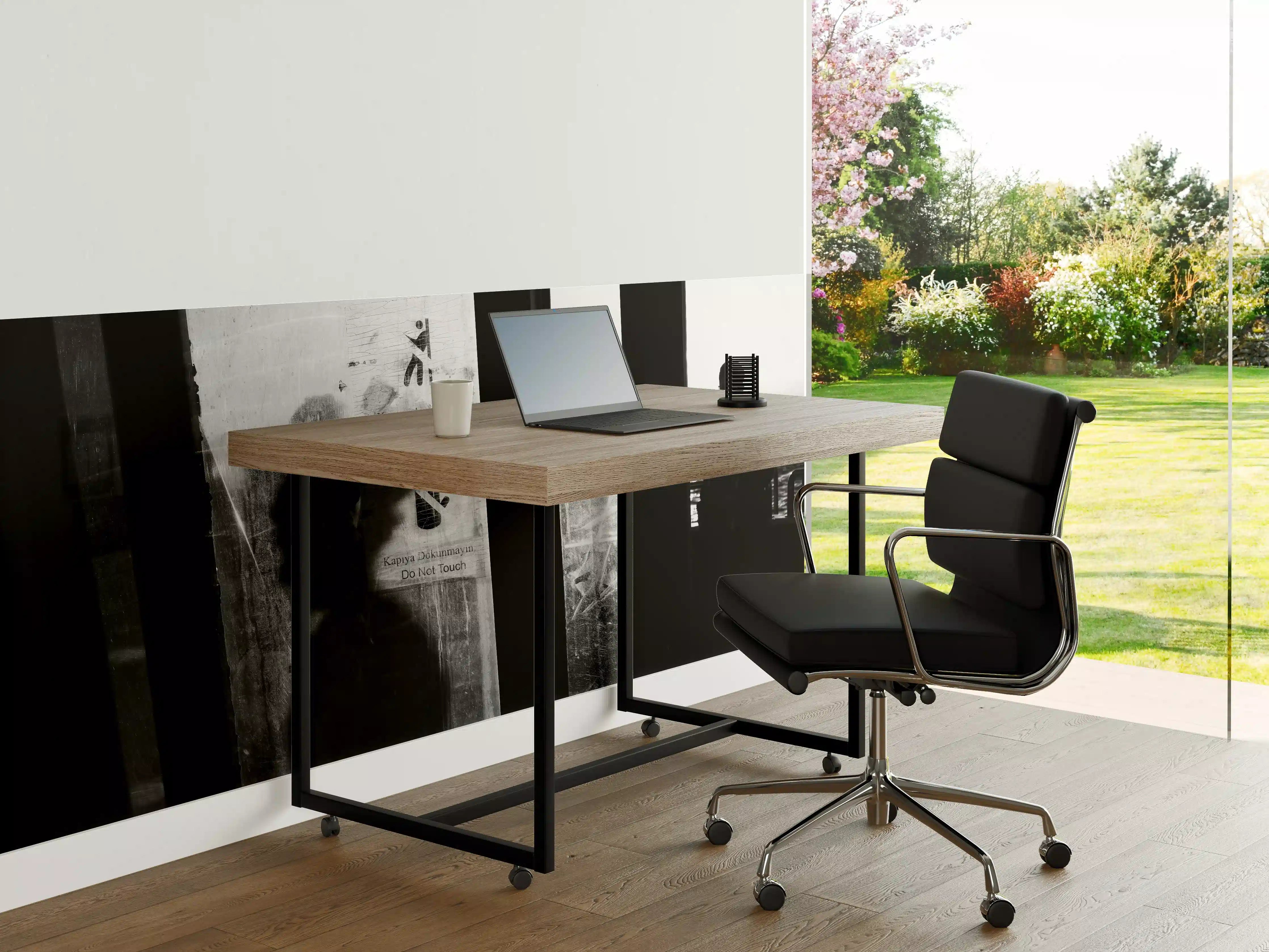 Büro Wandgestaltung - Städtisches Bild mit Silhouetten