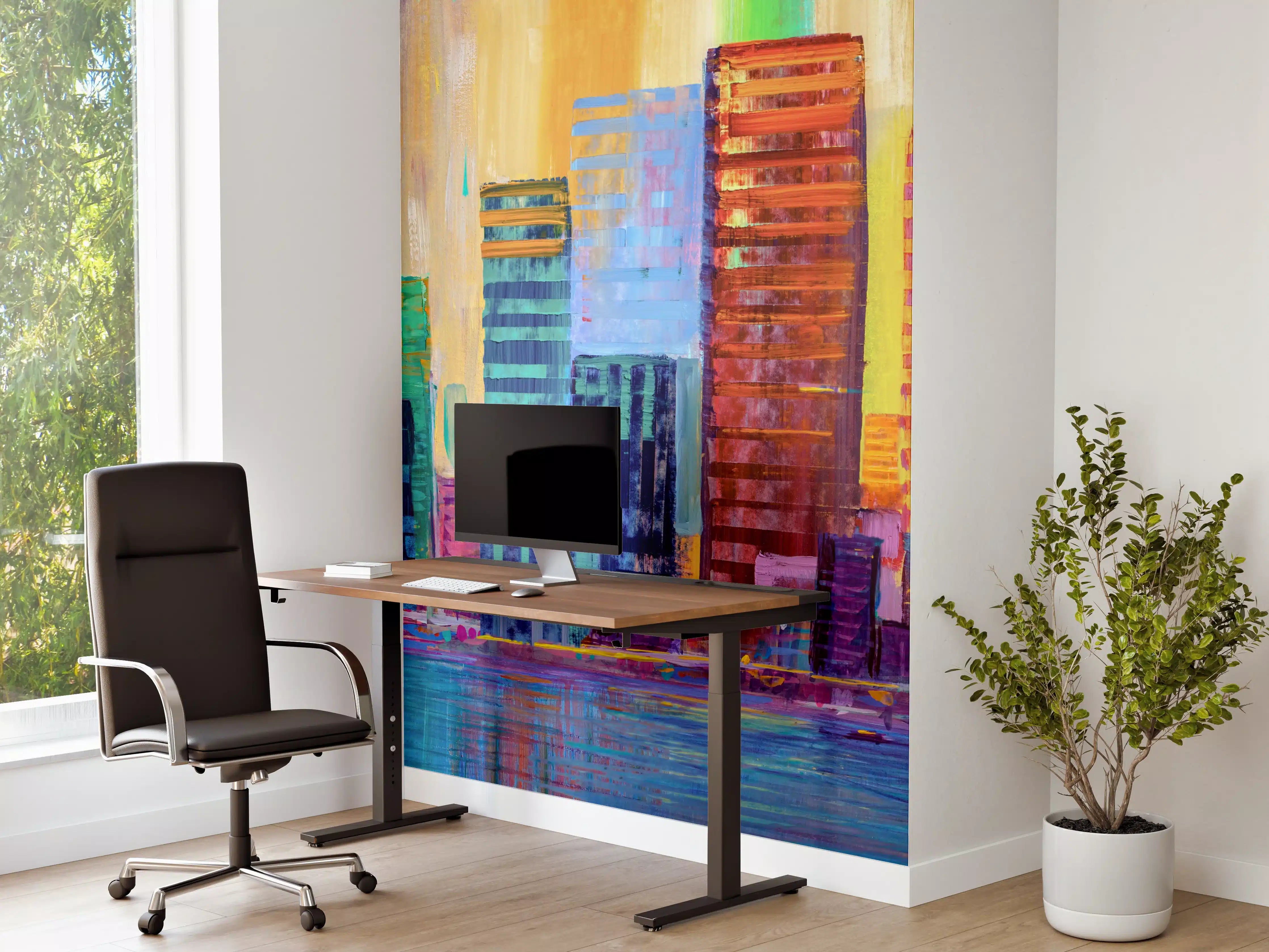 Büro Wandgestaltung - Städtisches Gemälde - Bunt