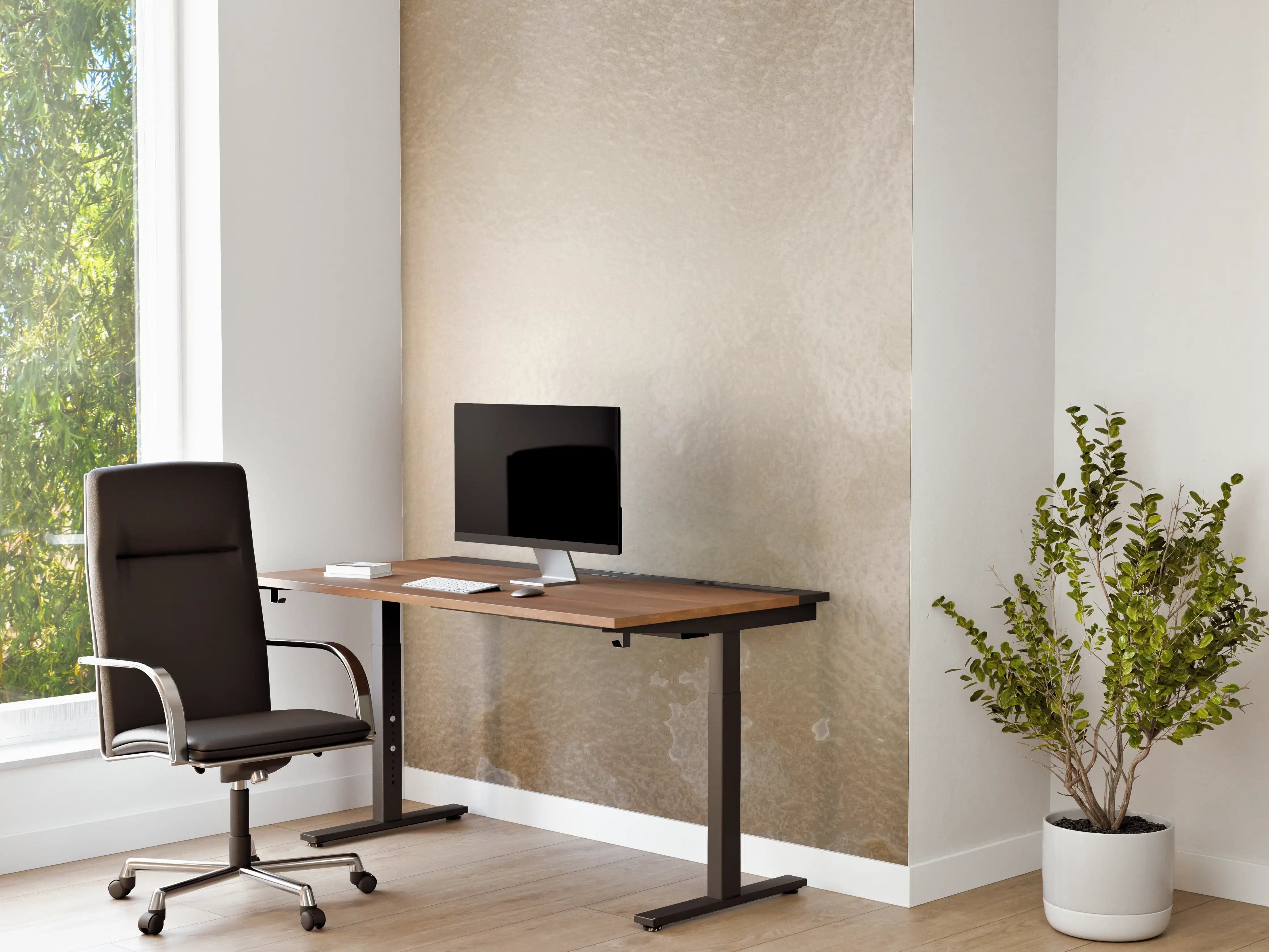Büro Wandgestaltung - Steinartiges Aquarell