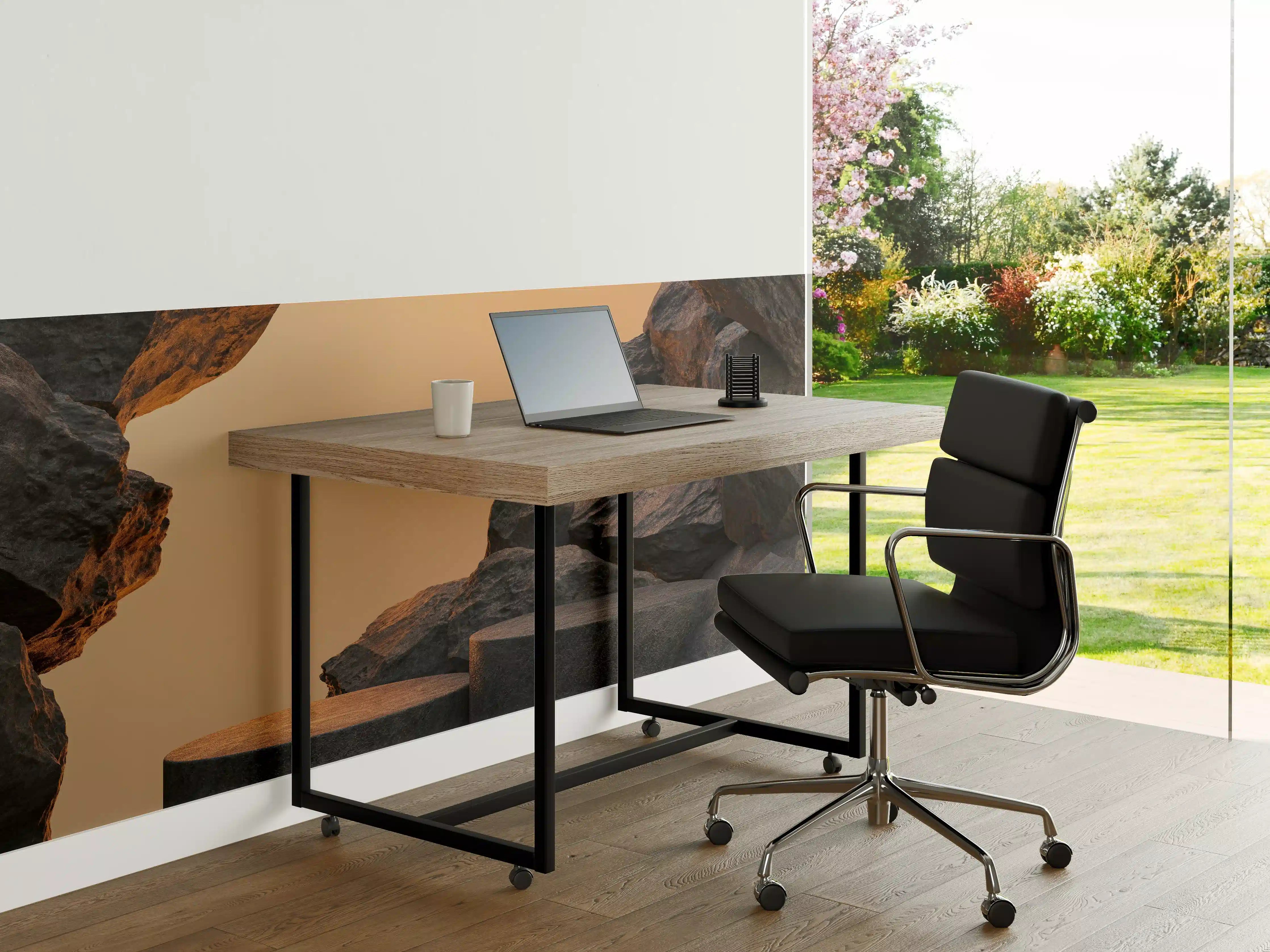 Büro Wandgestaltung - Steiniger Hintergrund - Grau