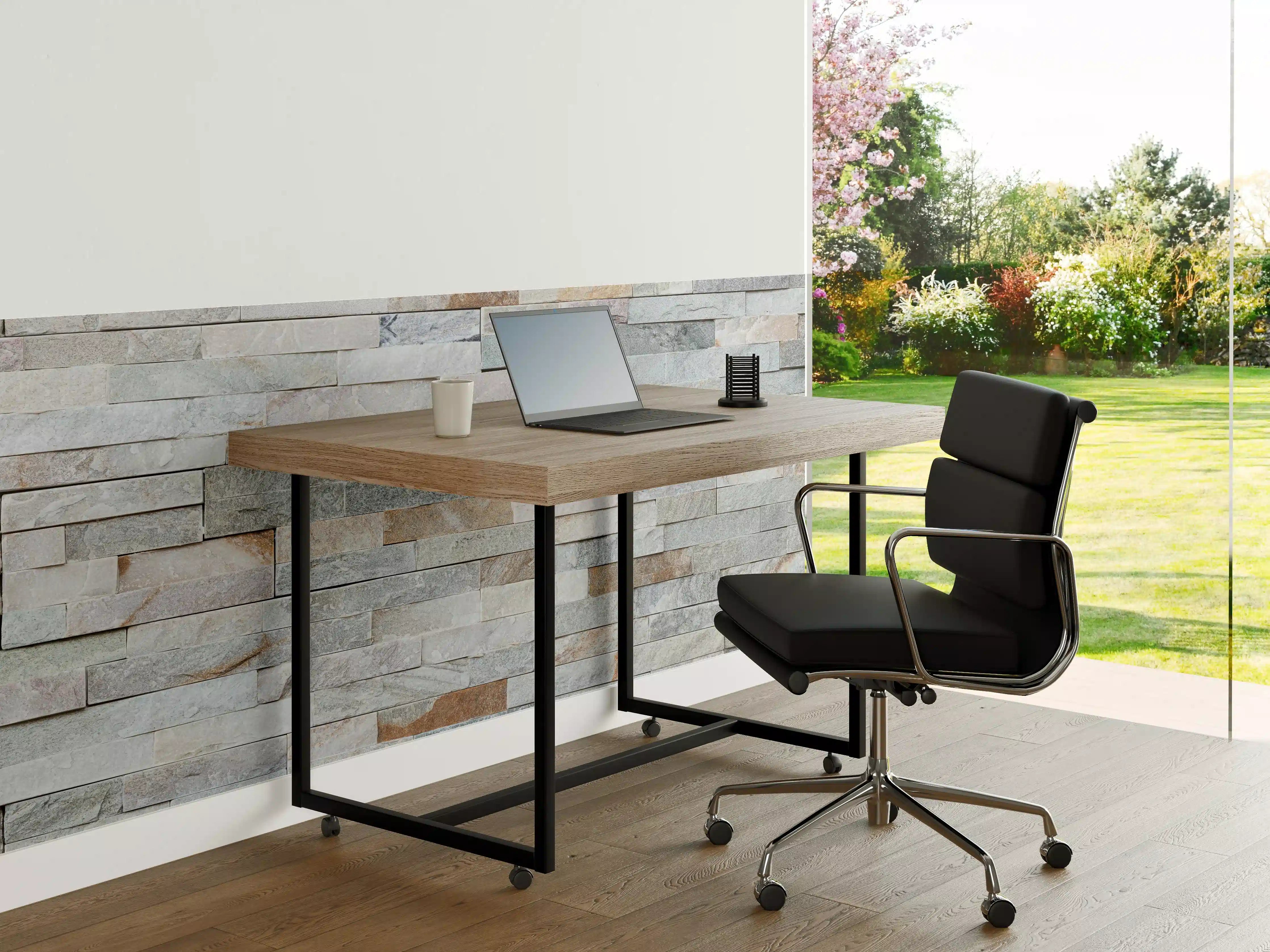 Büro Wandgestaltung - Steinwandmuster