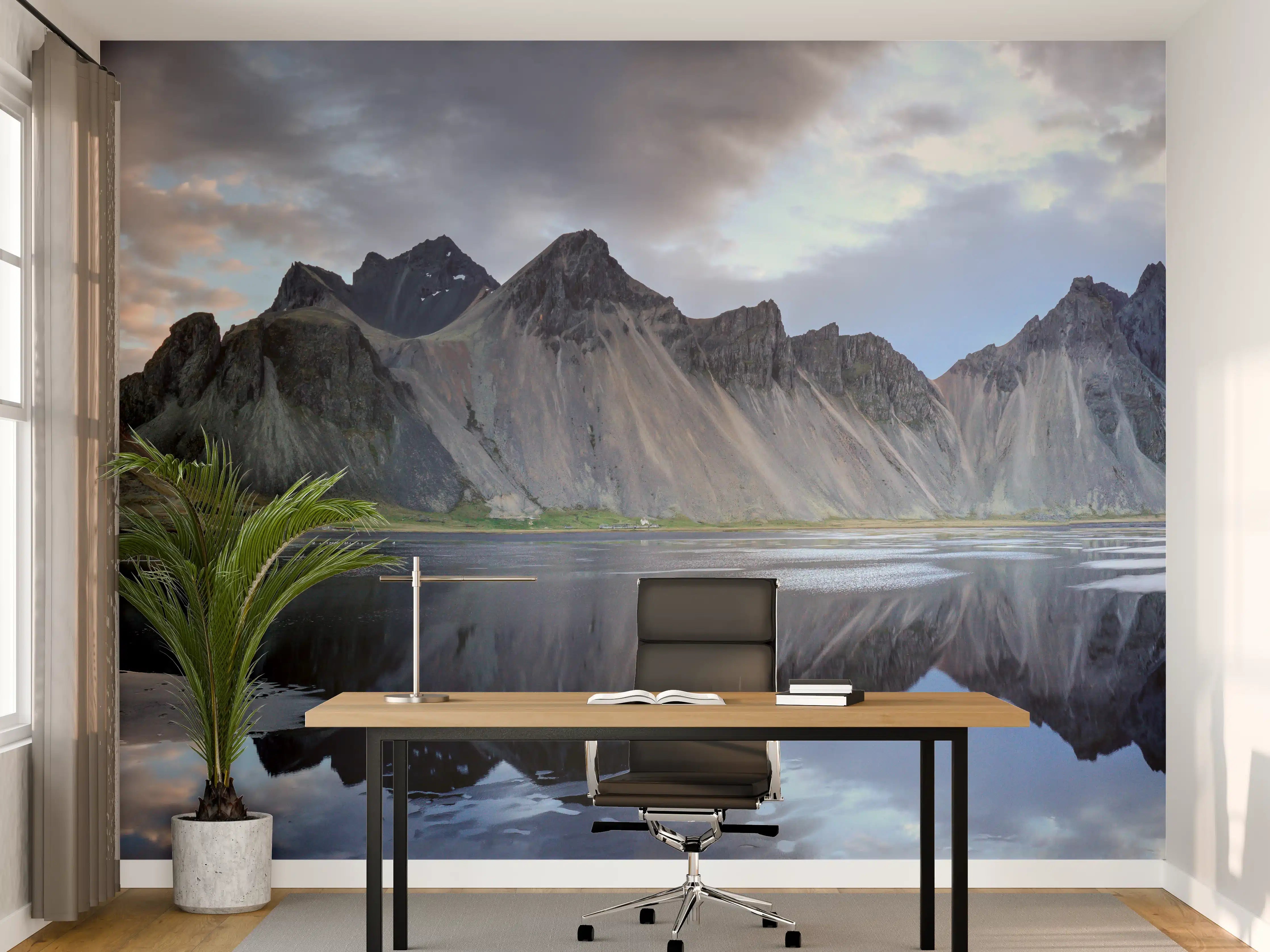 Büro Wandgestaltung - Stokksnes an der isländischen Küste