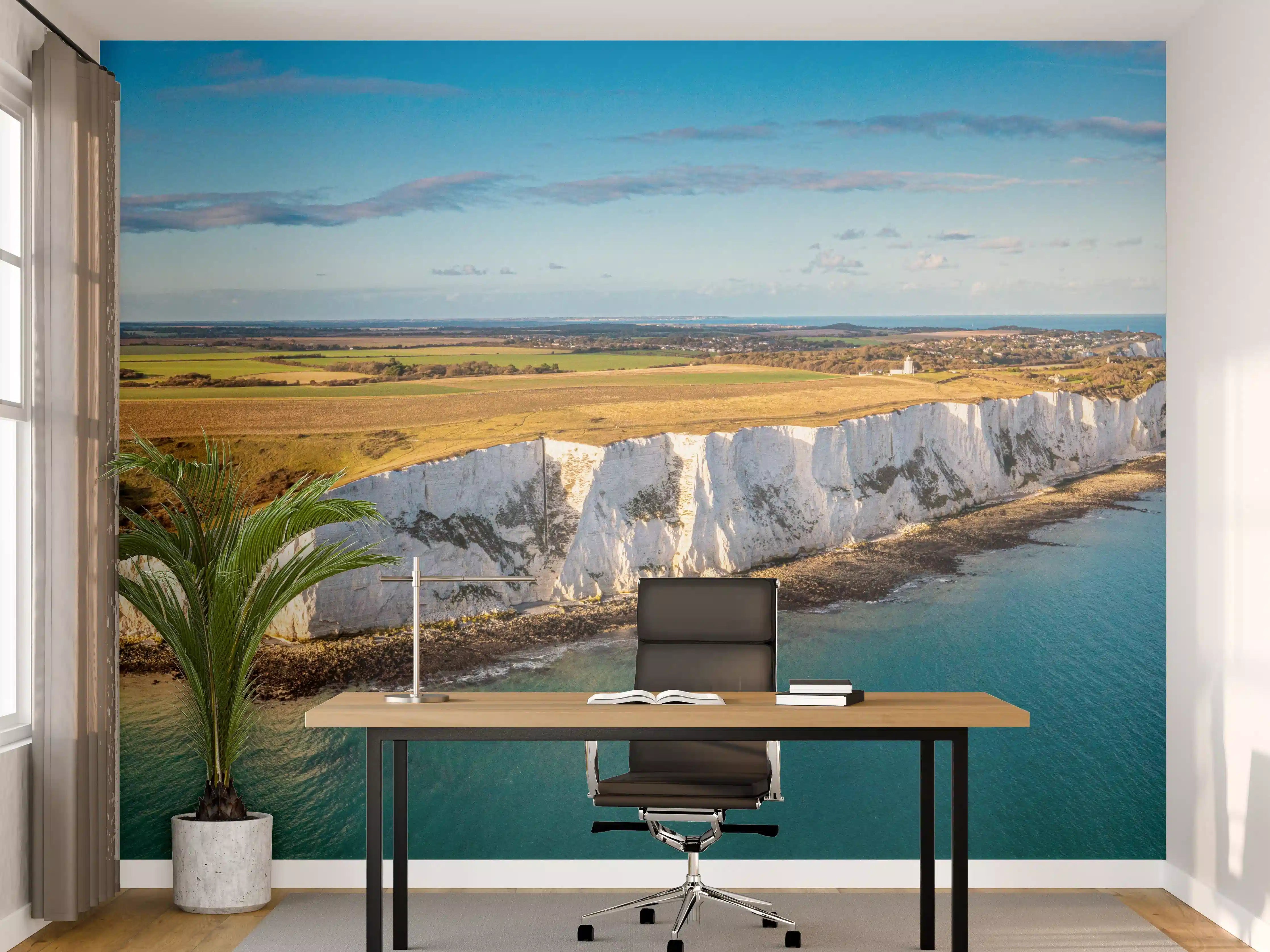 Büro Wandgestaltung - Strahlende White Cliffs of Dover