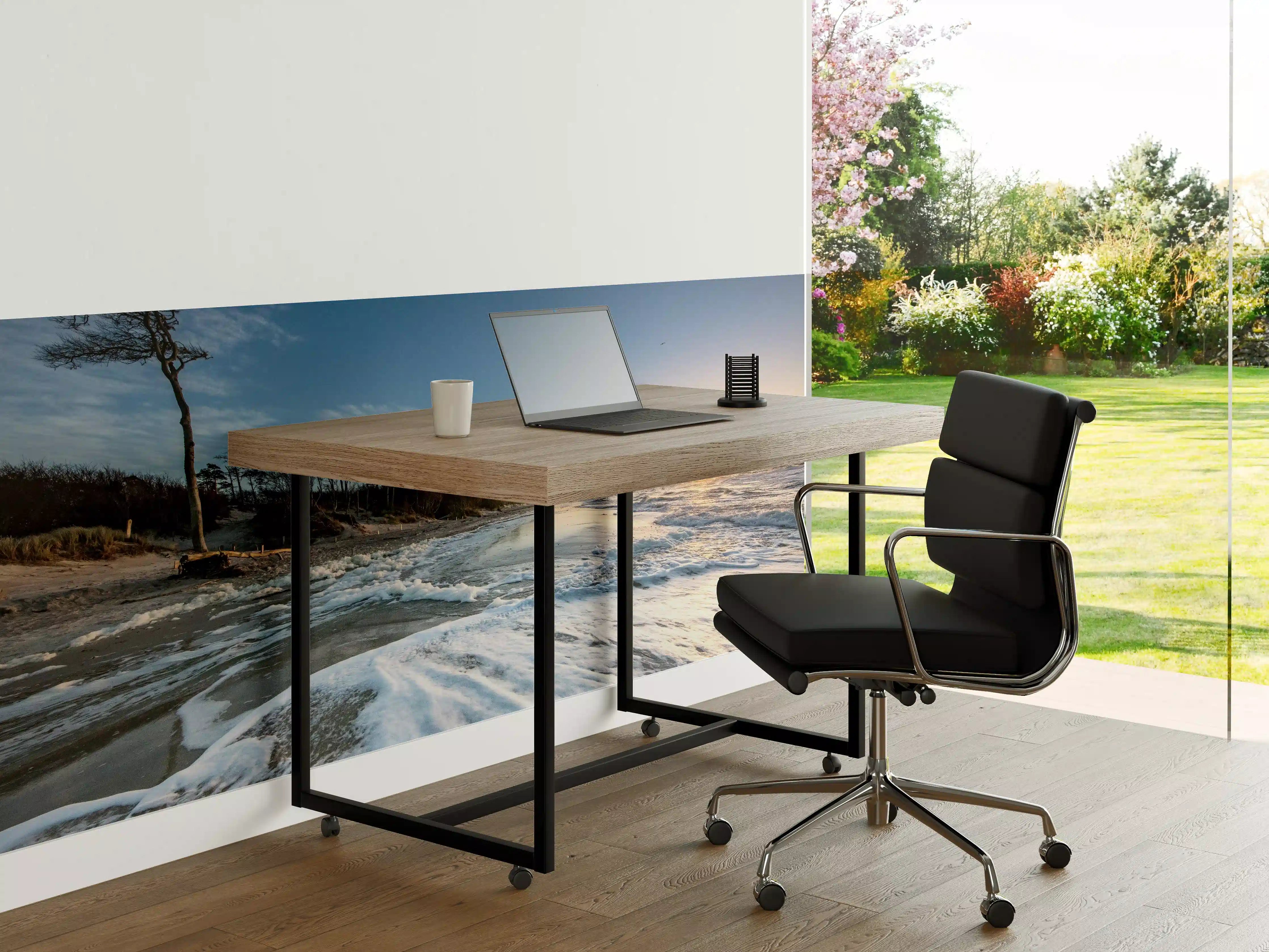 Büro Wandgestaltung - Strand in Rügen bei Sonnenaufgang