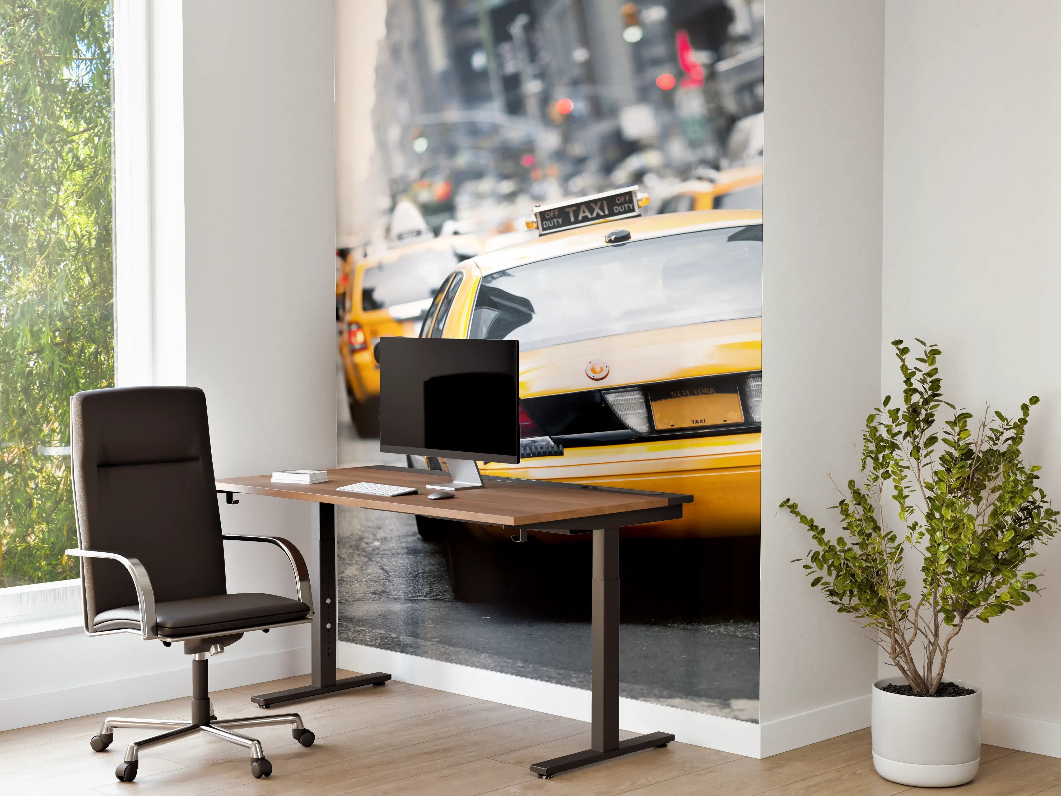 Büro Wandgestaltung - Straßenverkehr von New York