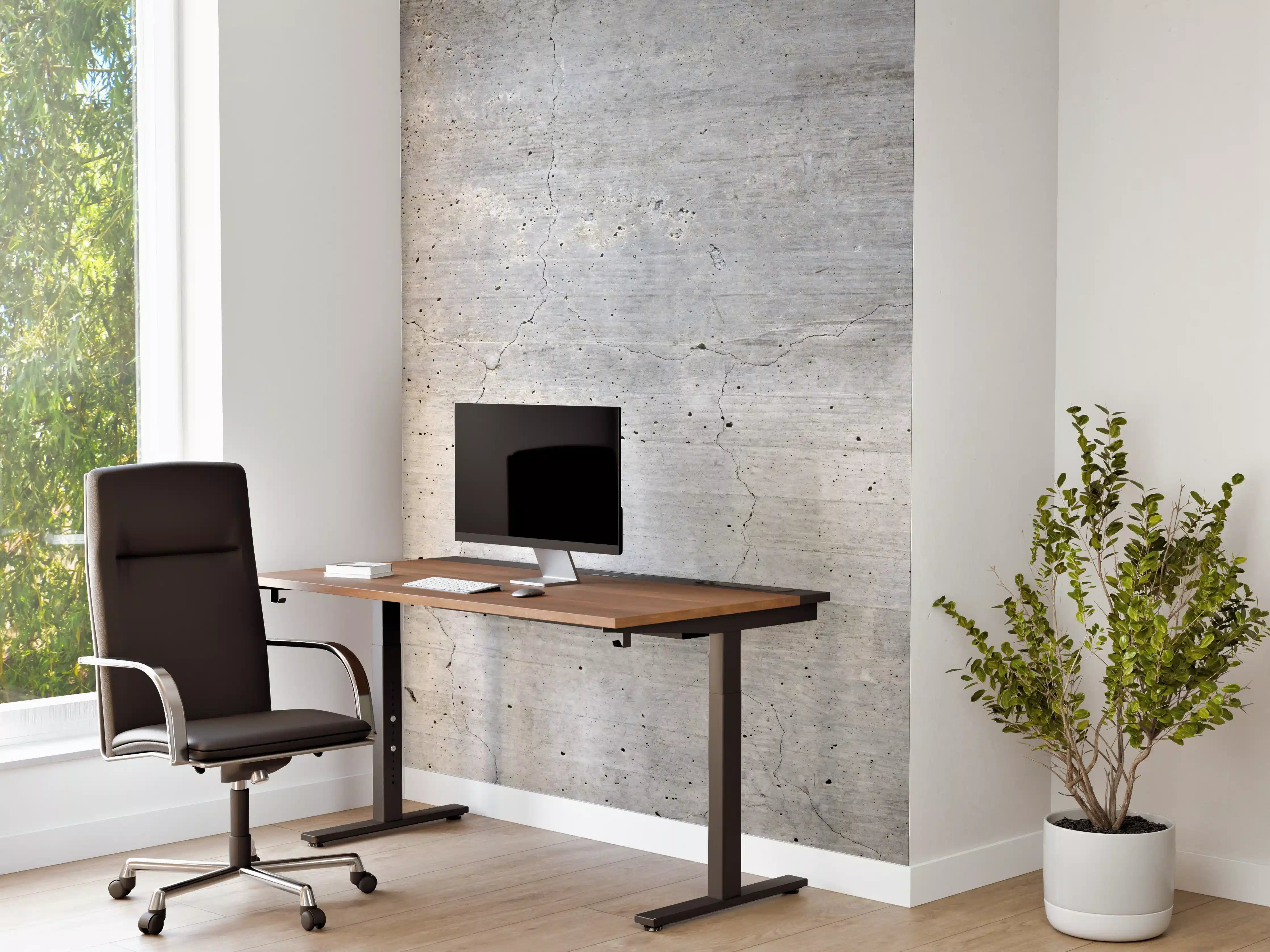 Büro Wandgestaltung - Textur einer alten grauen Betonwand