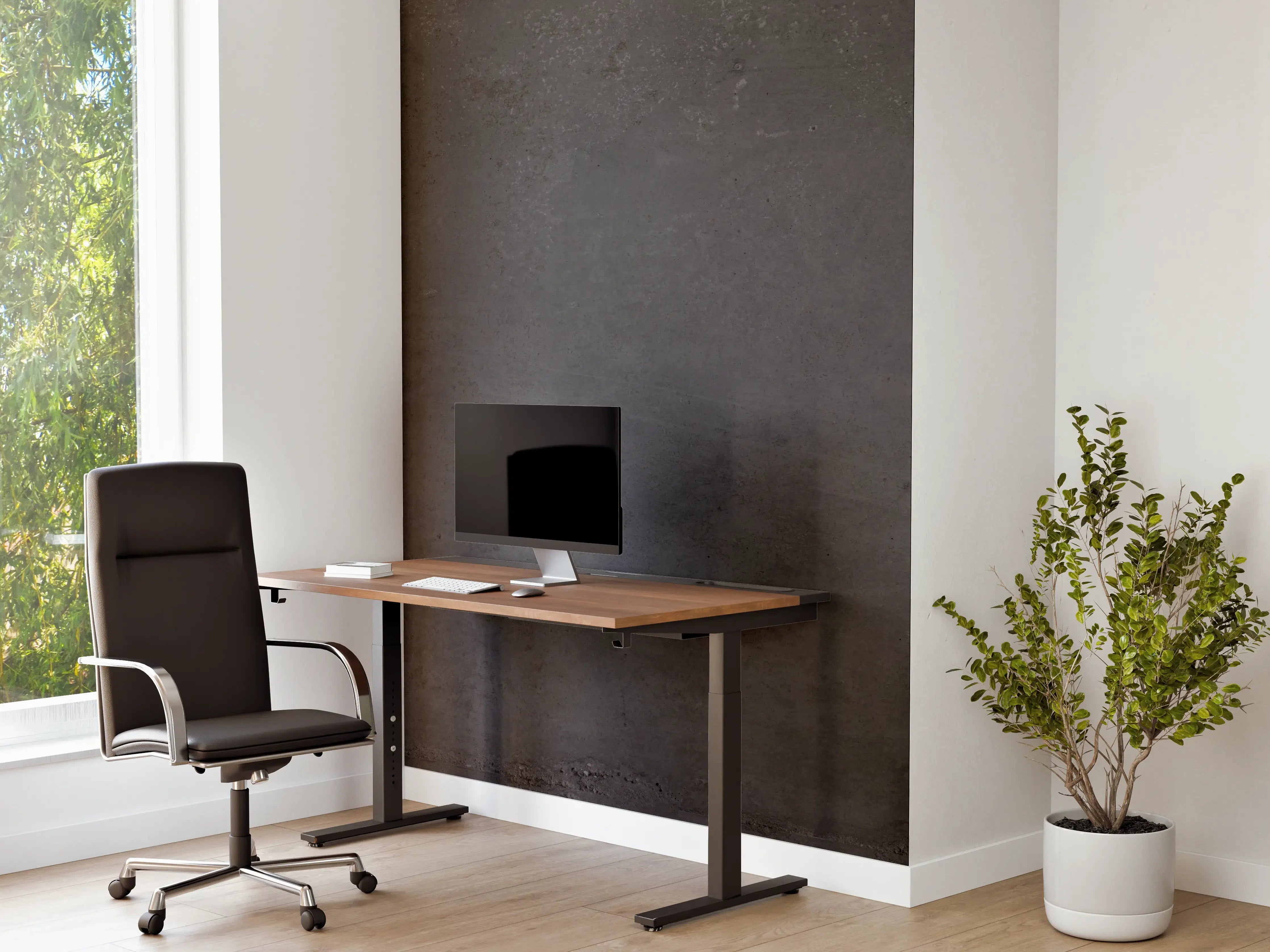Büro Wandgestaltung - Textur von poliertem Beton