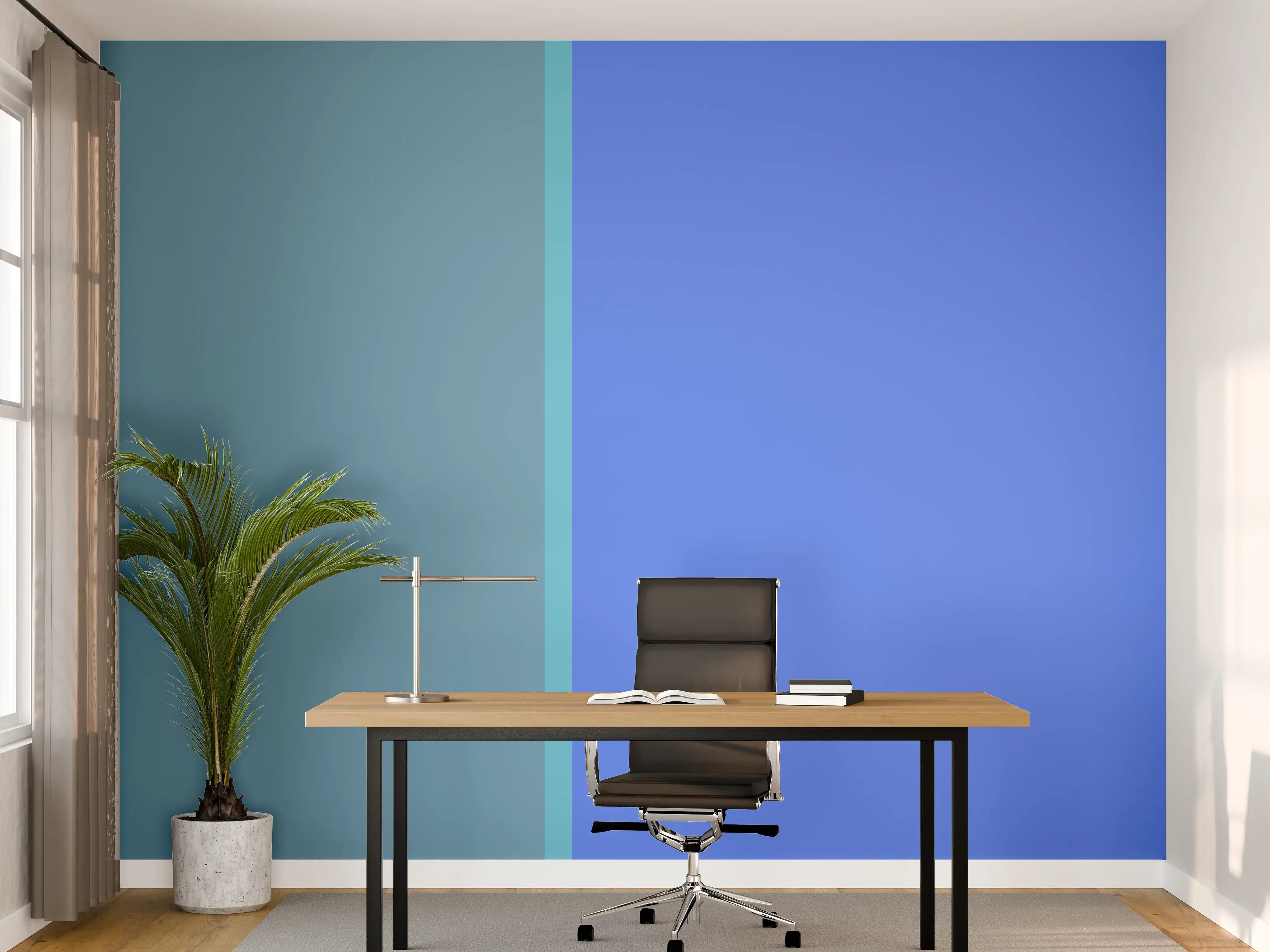 Büro Wandgestaltung - The Blues - Easy Vertical - Cornflower