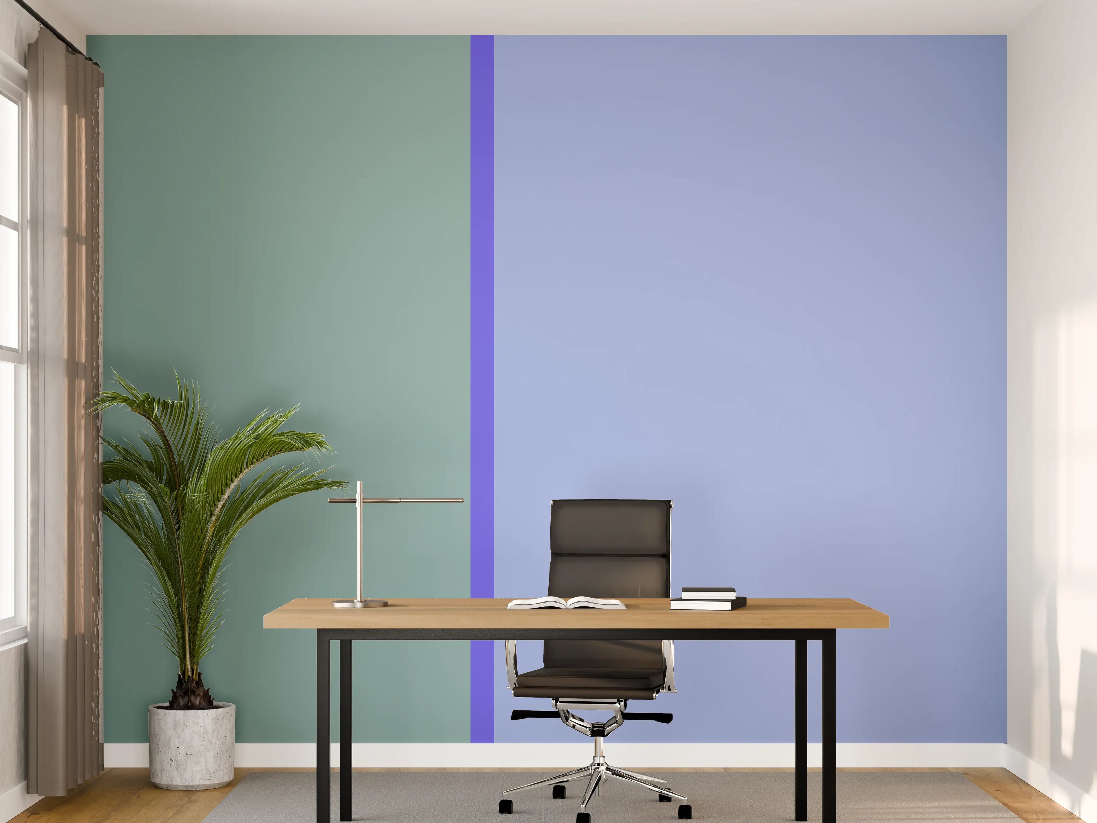 Büro Wandgestaltung - The Blues - Easy Vertical - Lavender