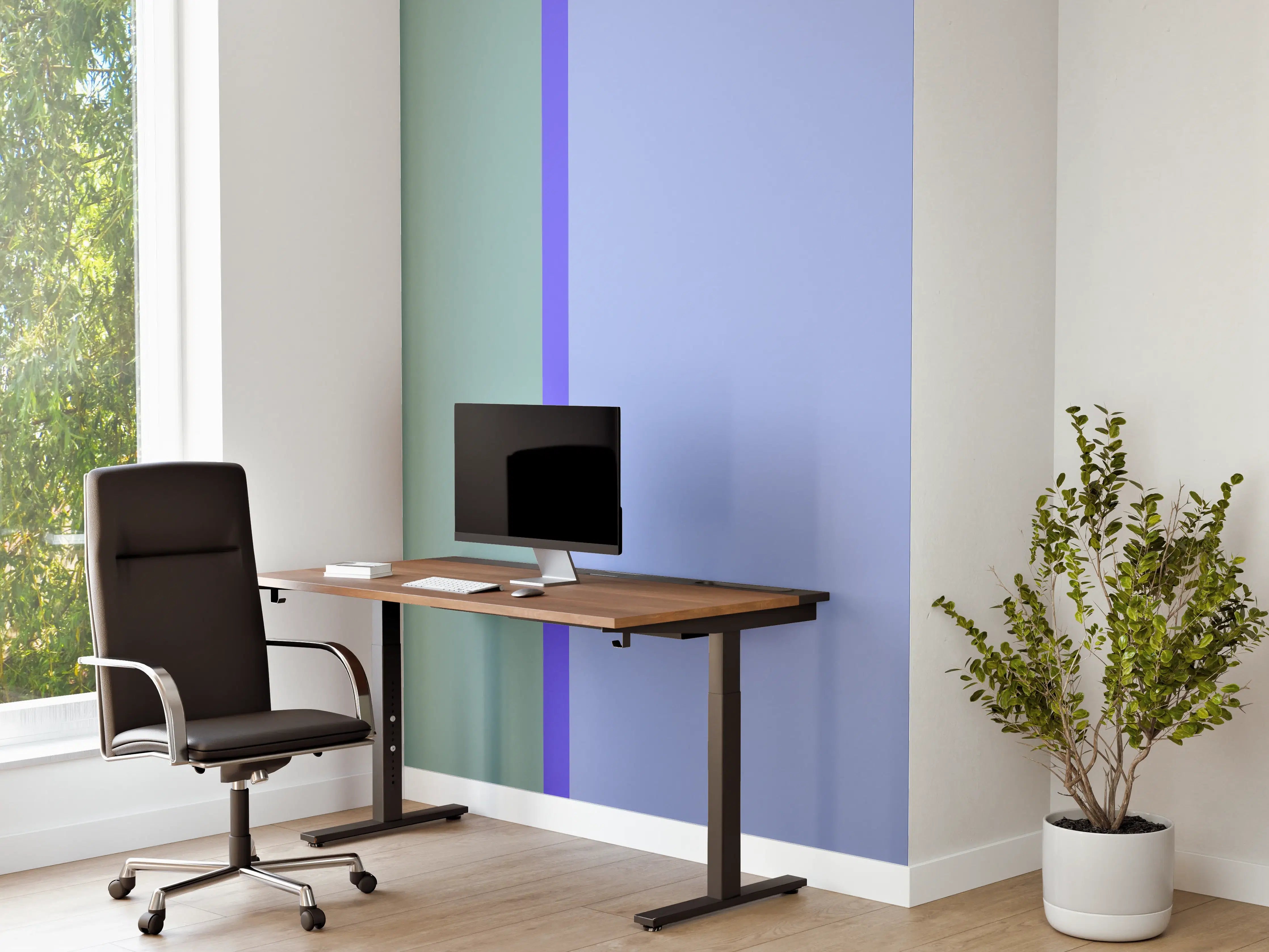 Büro Wandgestaltung - The Blues - Easy Vertical - Lavender