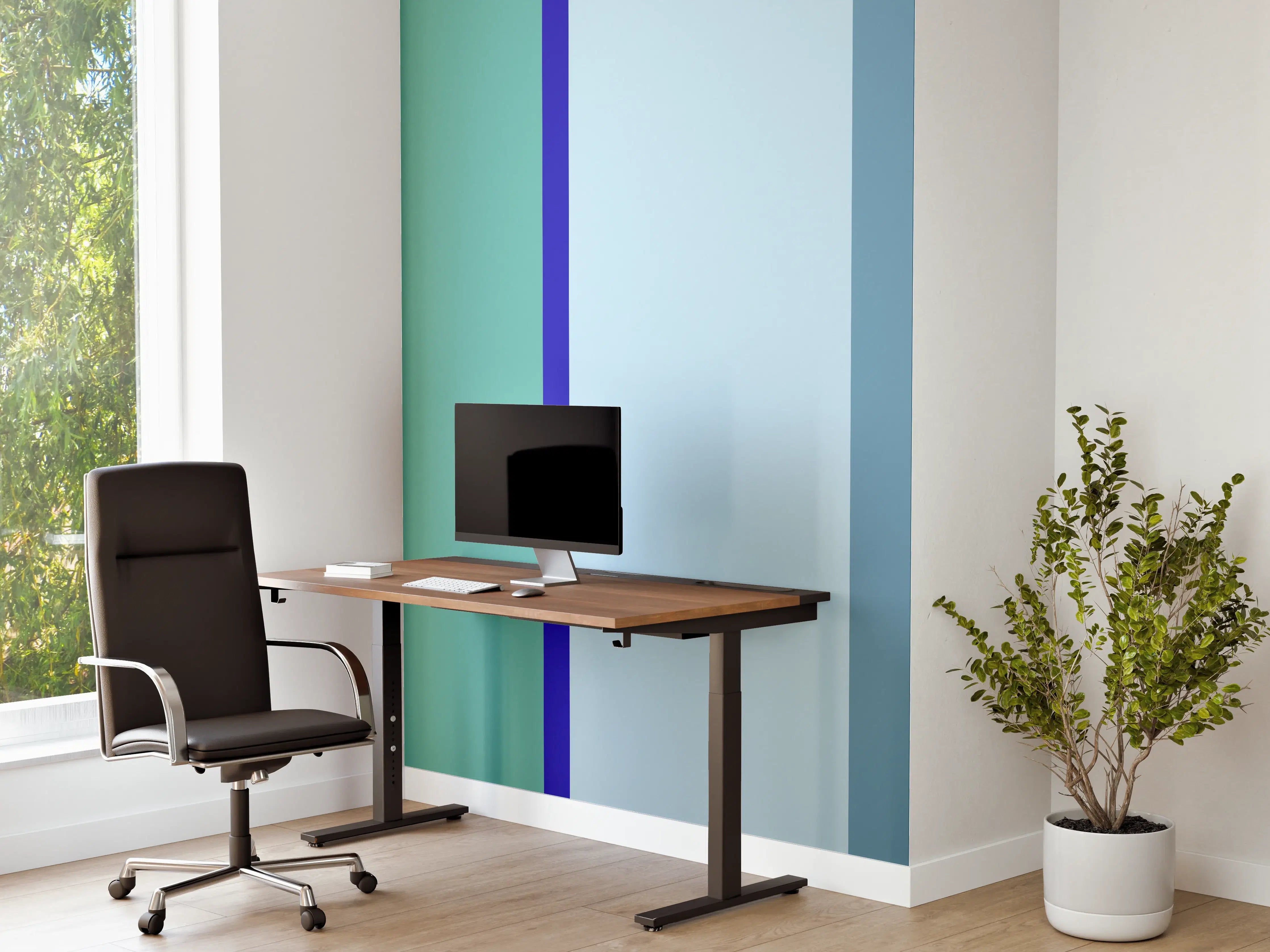 Büro Wandgestaltung - The Blues - Vertical - Ocean