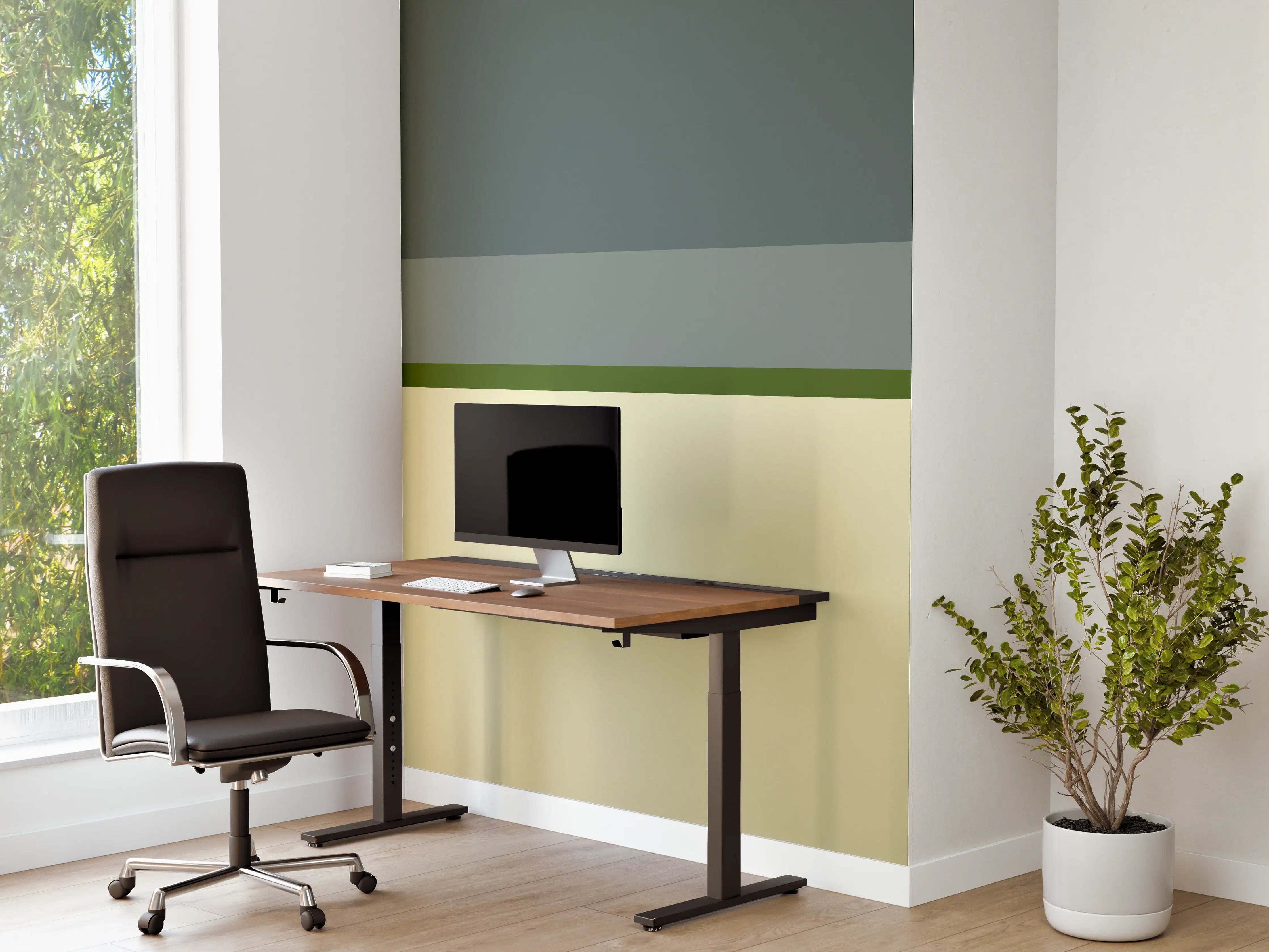 Büro Wandgestaltung - The Greens - Horizontal - Avocado