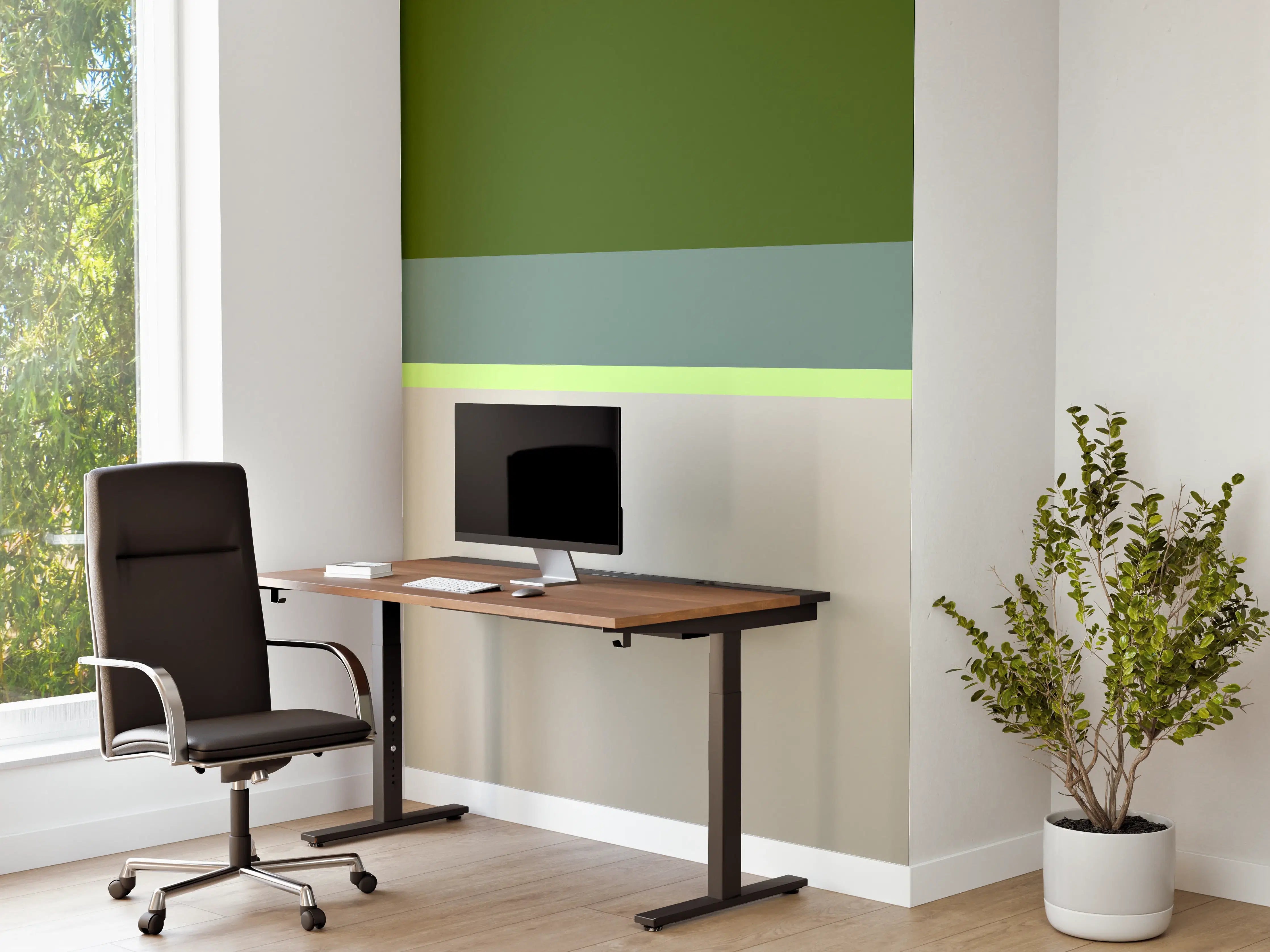 Büro Wandgestaltung - The Greens - Horizontal - Granny Smith