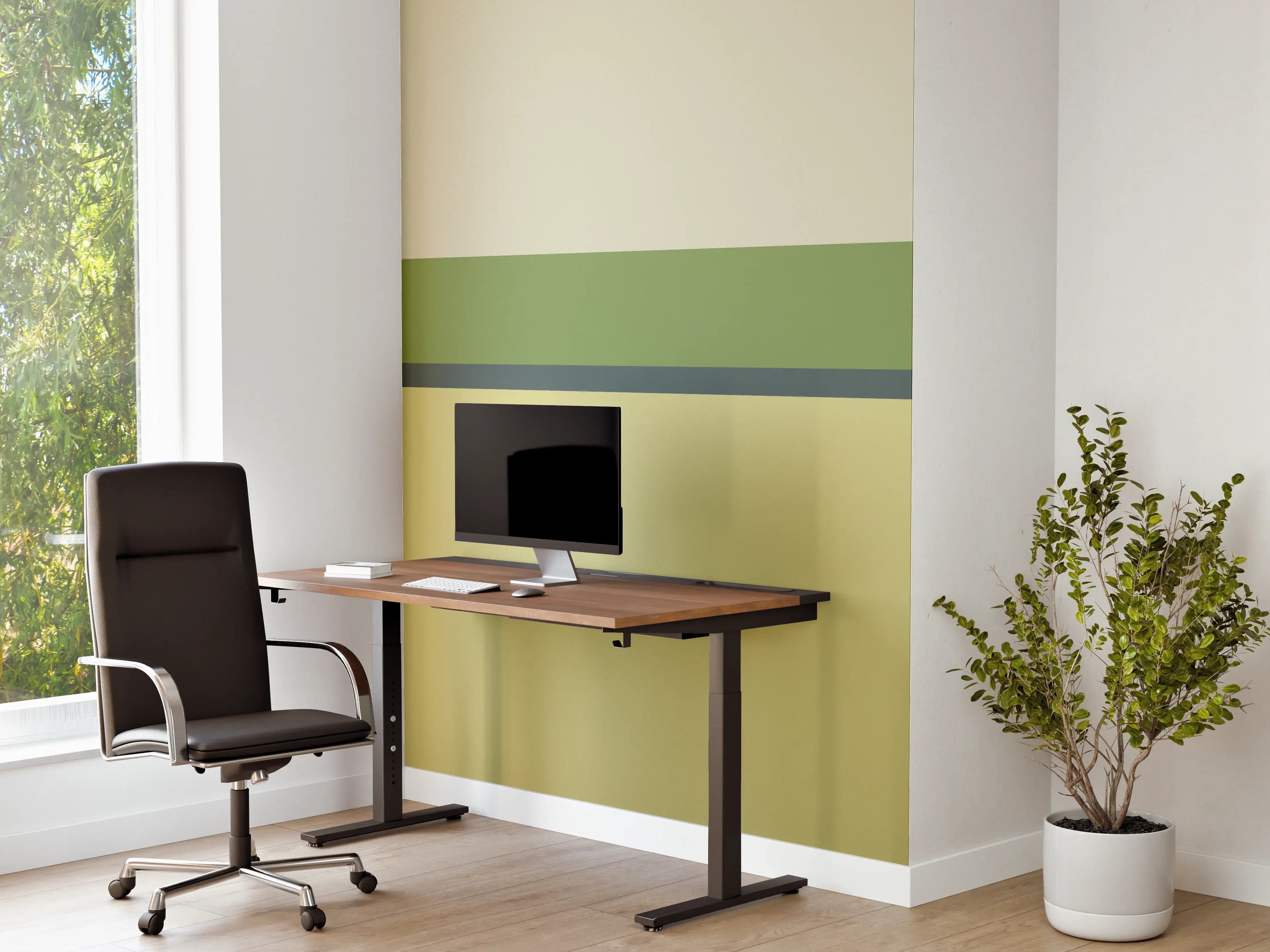 Büro Wandgestaltung - The Greens - Horizontal - Pistachio
