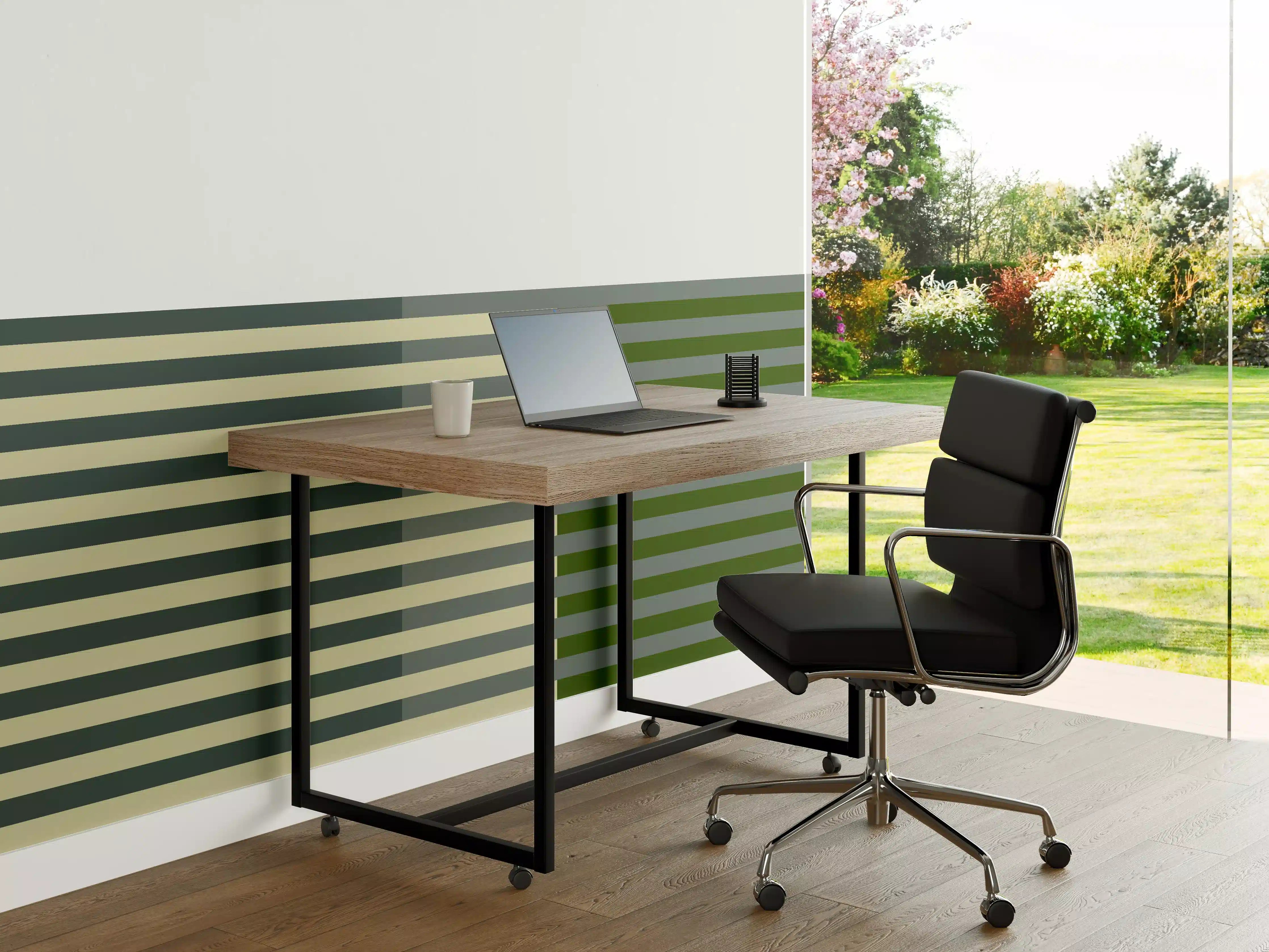 Büro Wandgestaltung - The Greens - Multy Stripes - Avocado