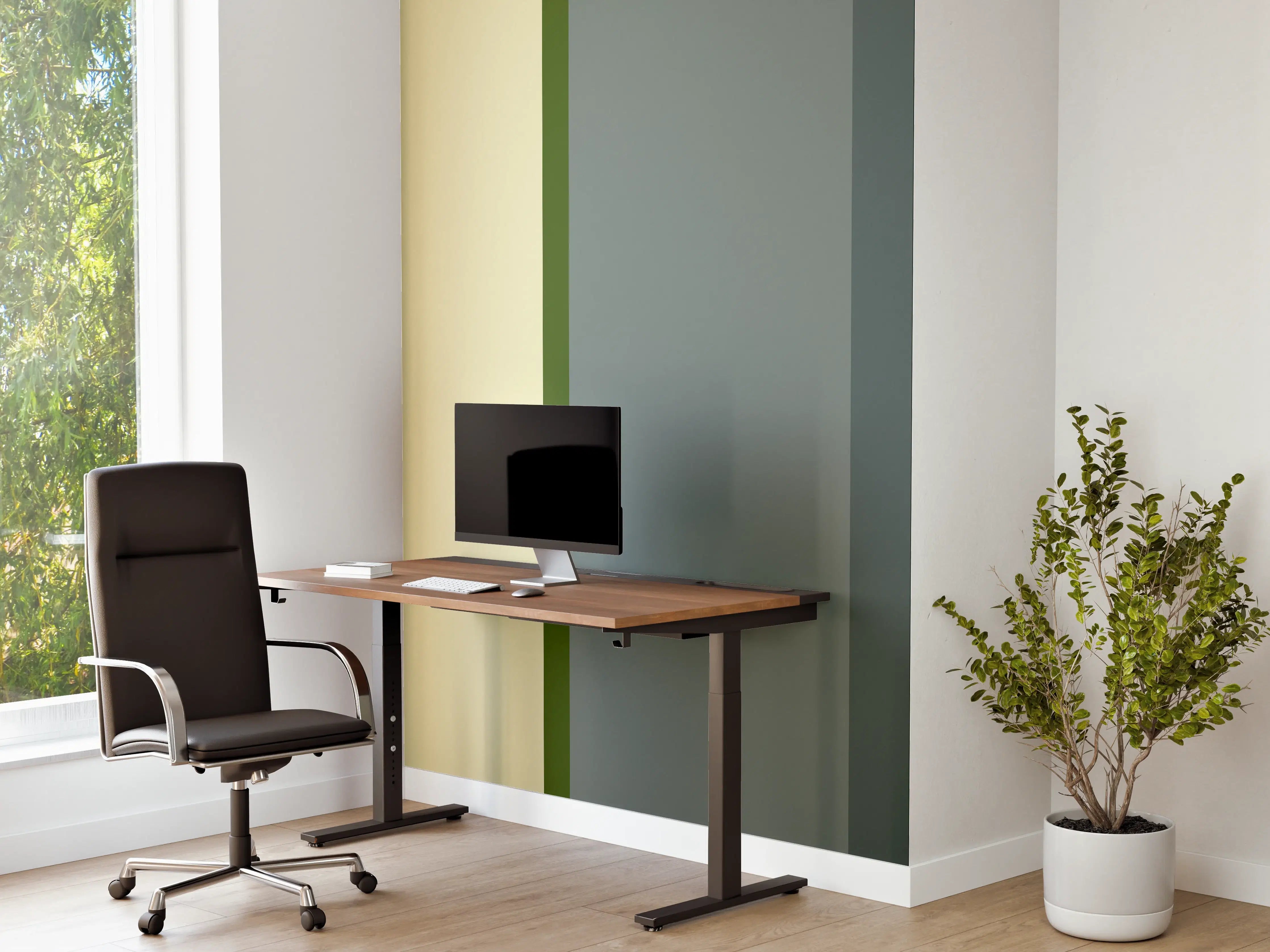 Büro Wandgestaltung - The Greens - Vertical - Avocado