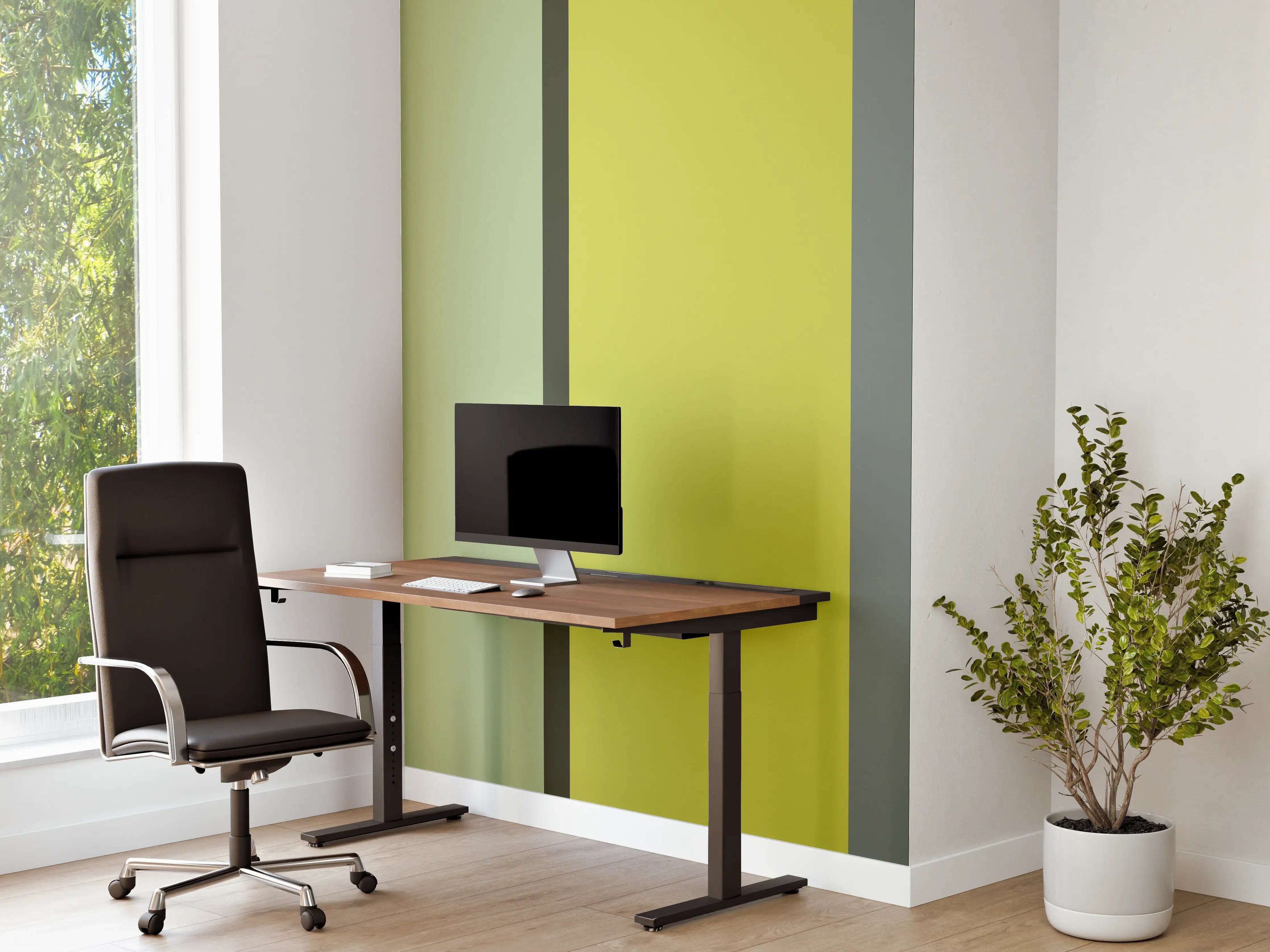 Büro Wandgestaltung - The Greens - Vertical - Matcha