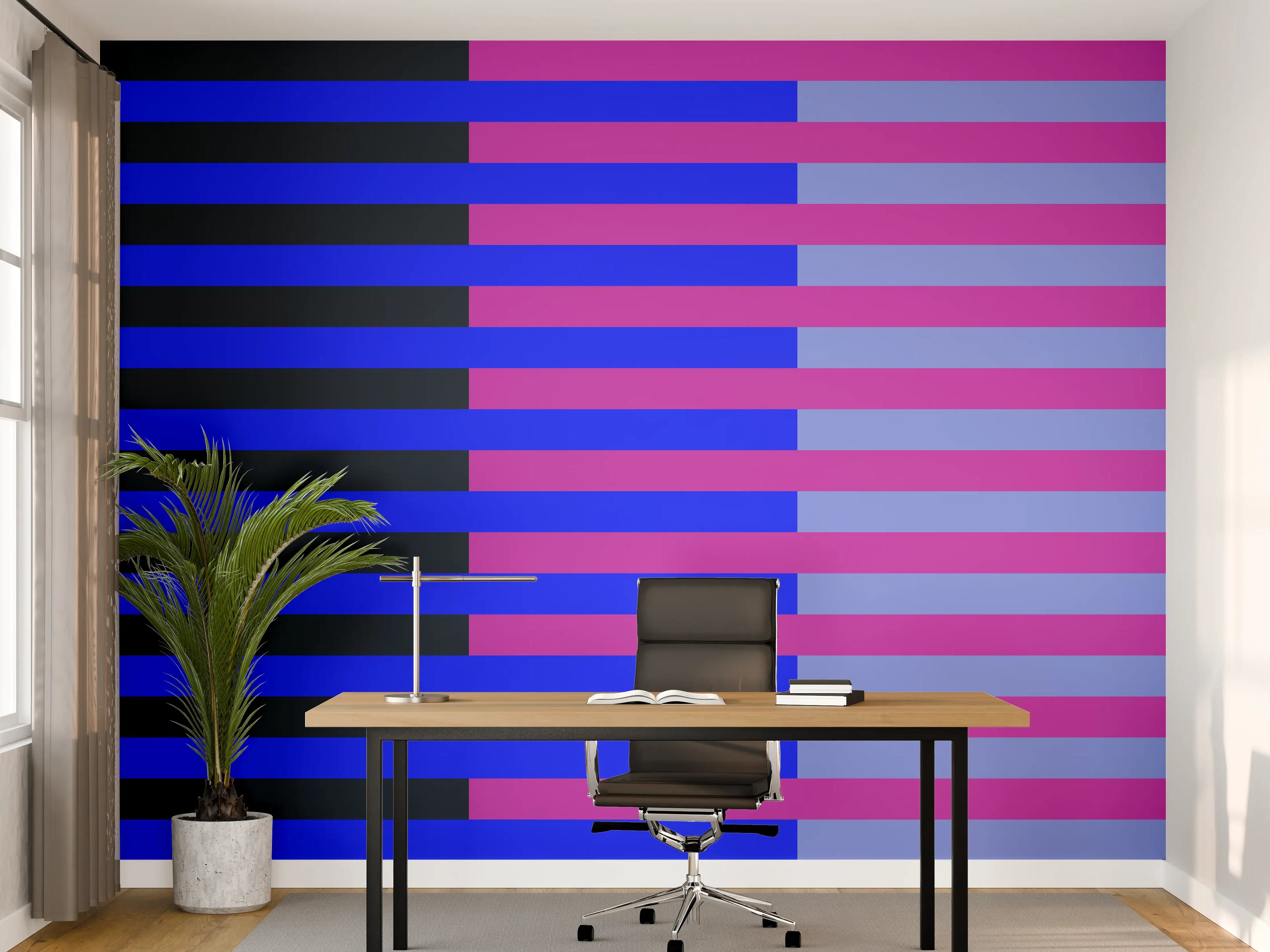 Büro Wandgestaltung - The Neons - Multy Stripes - Luna