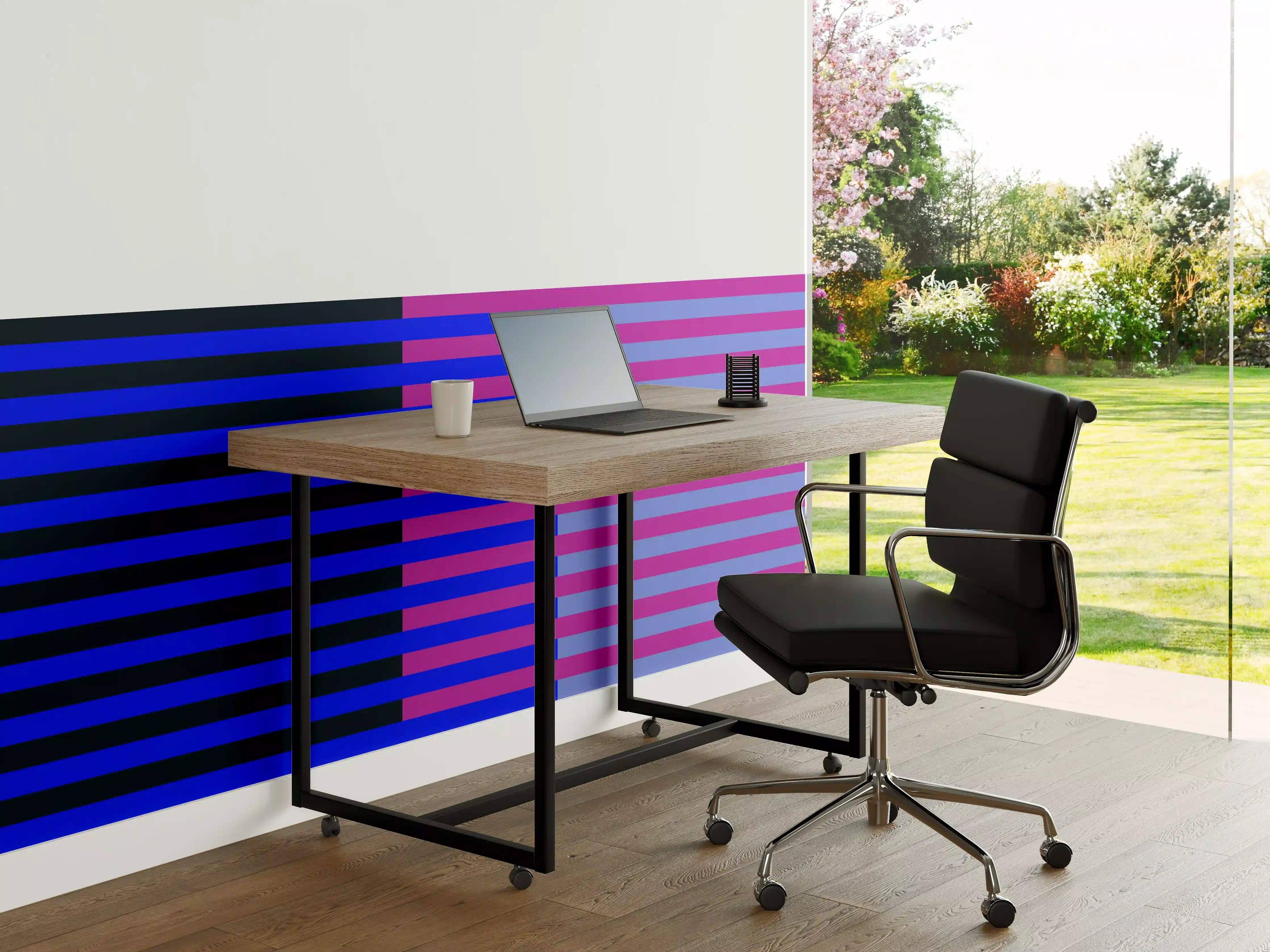 Büro Wandgestaltung - The Neons - Multy Stripes - Luna