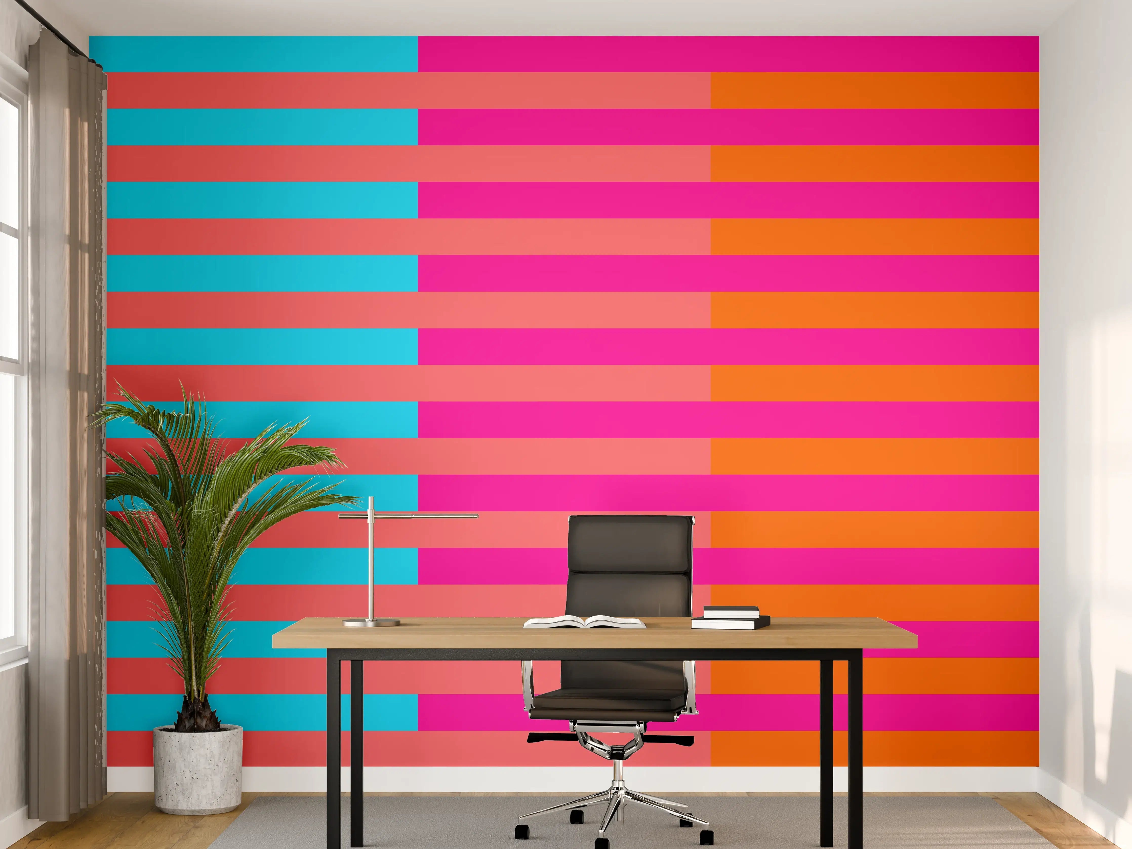 Büro Wandgestaltung - The Neons - Multy Stripes - Nova