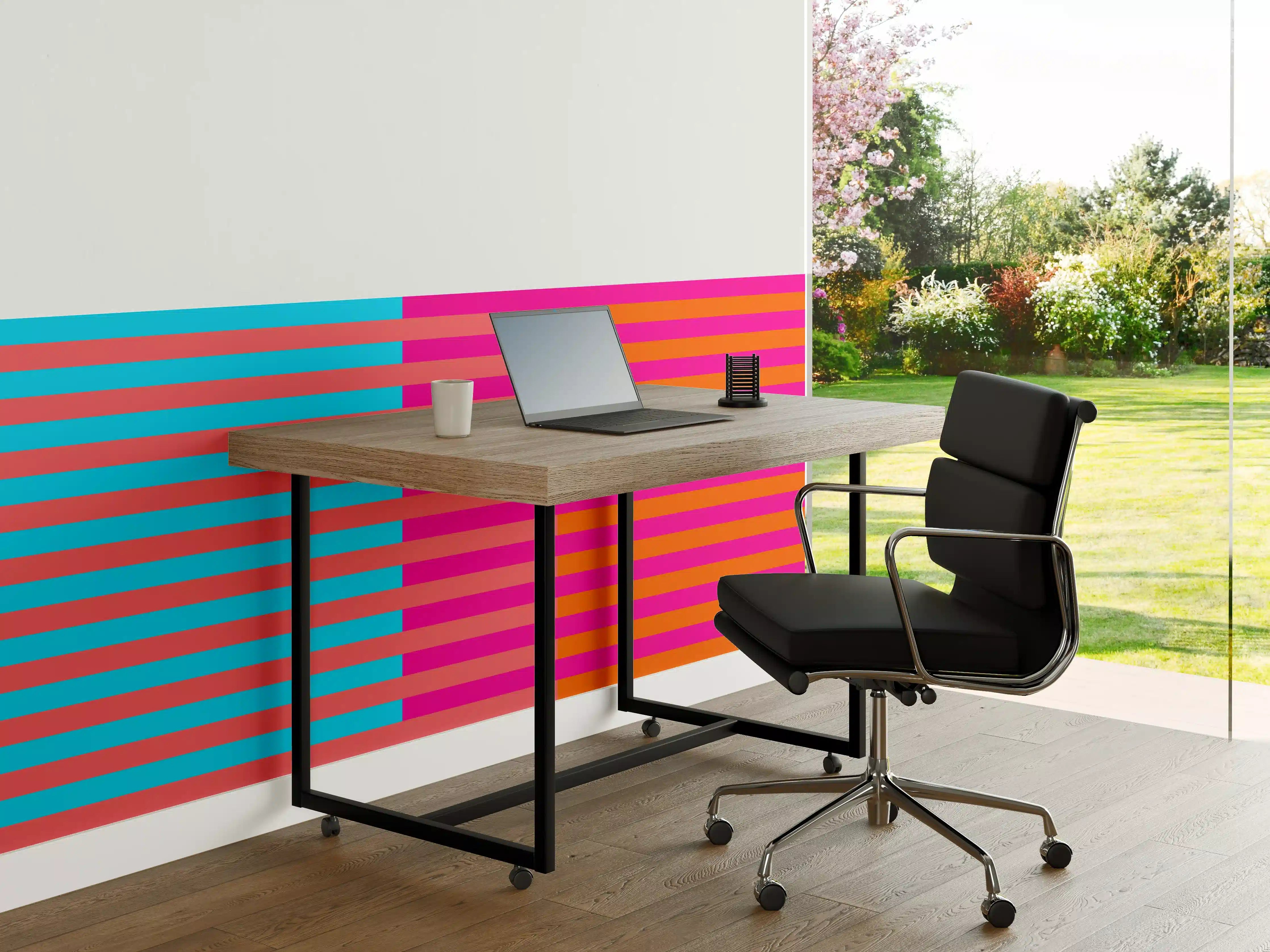 Büro Wandgestaltung - The Neons - Multy Stripes - Nova