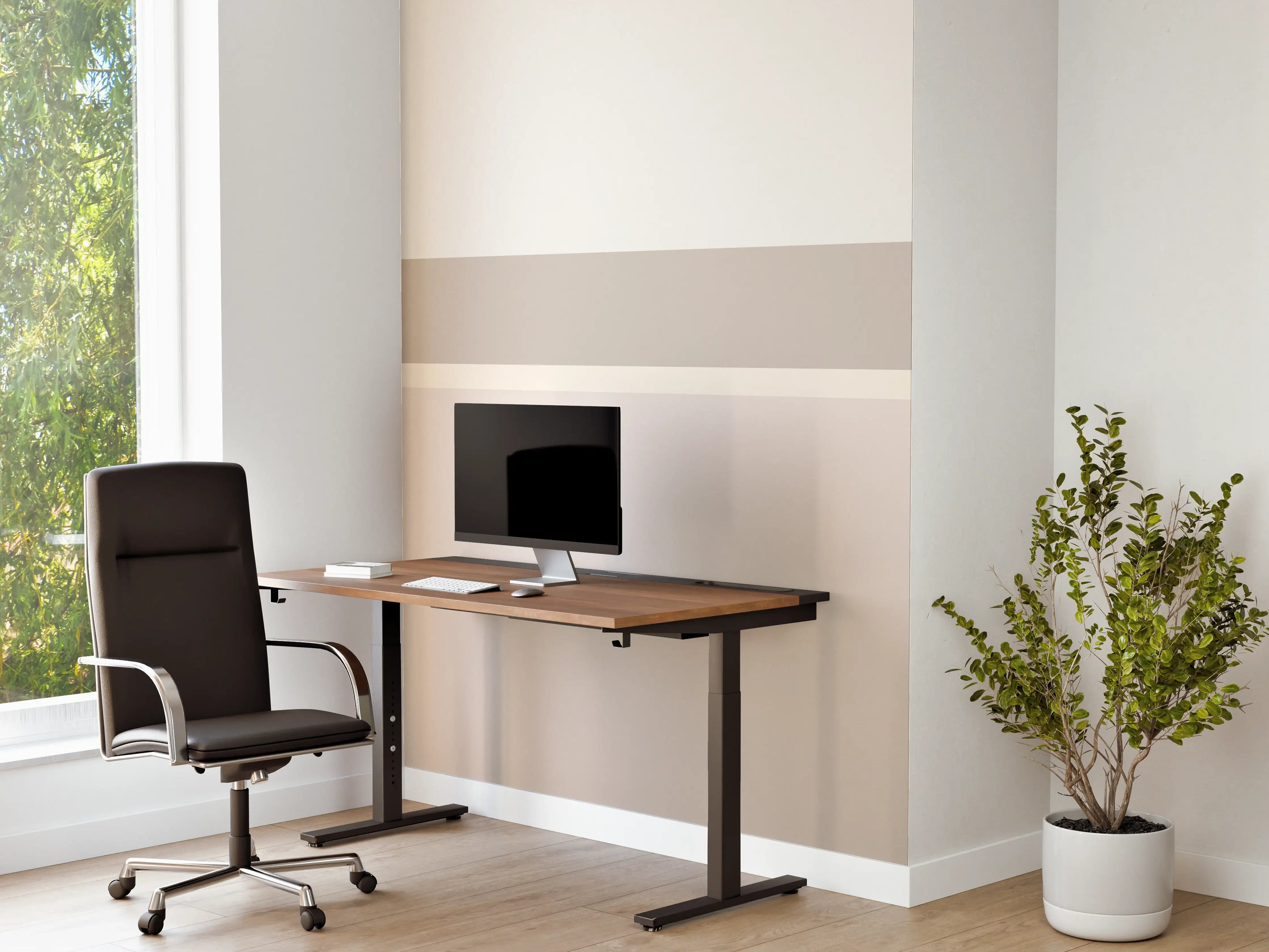 Büro Wandgestaltung - The Nudes - Horizontal - Latte