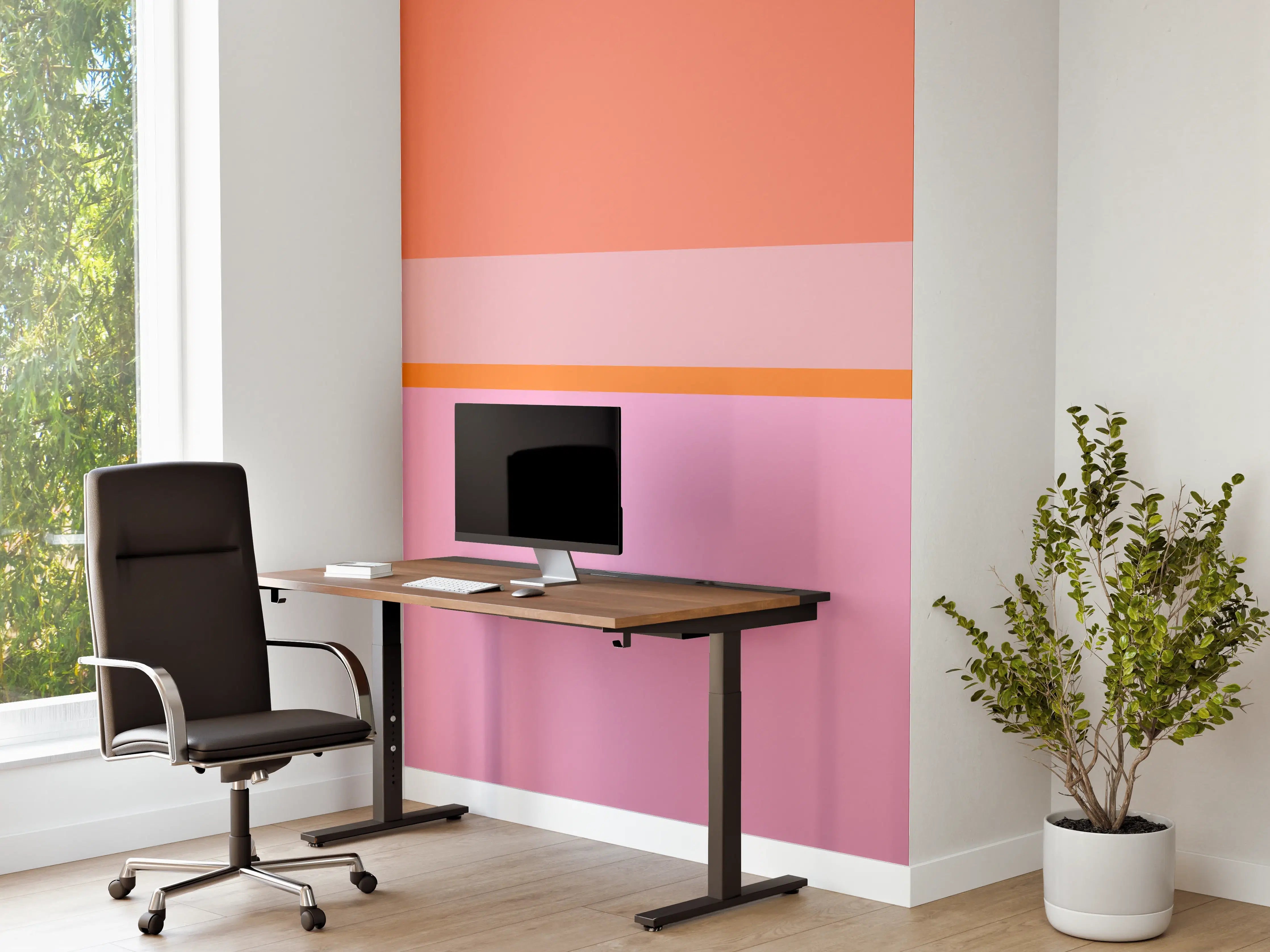 Büro Wandgestaltung - The Oranges - Horizontal - Coral